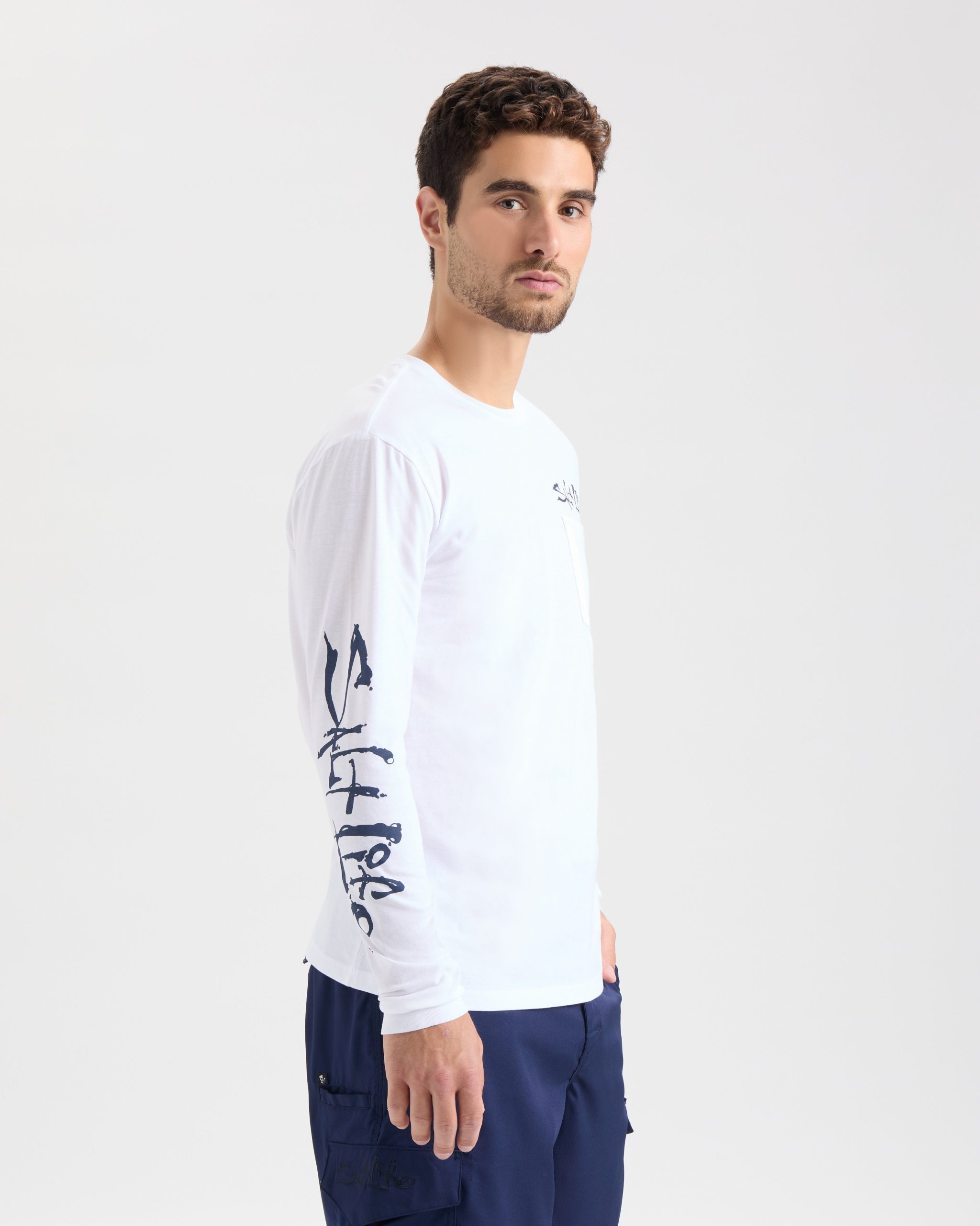 Men's Sailfish 'N Bones Long Sleeve Shirt - Image 3