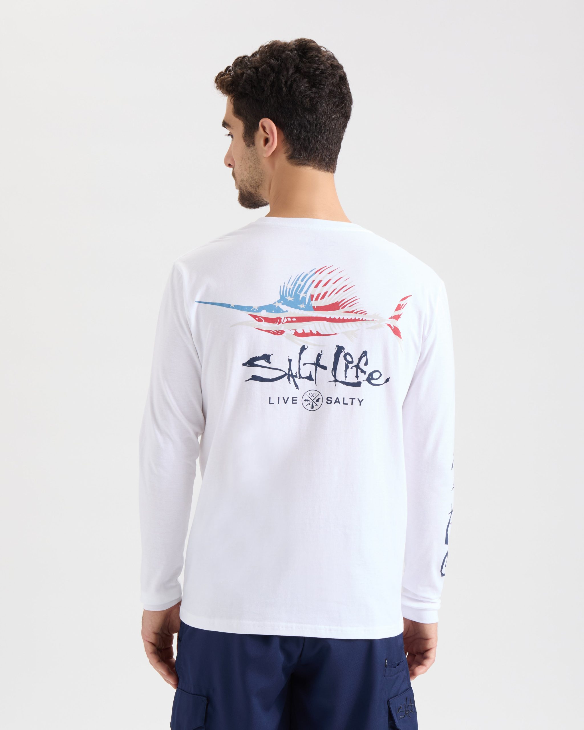 Men's Sailfish 'N Bones Long Sleeve Shirt - Image 4