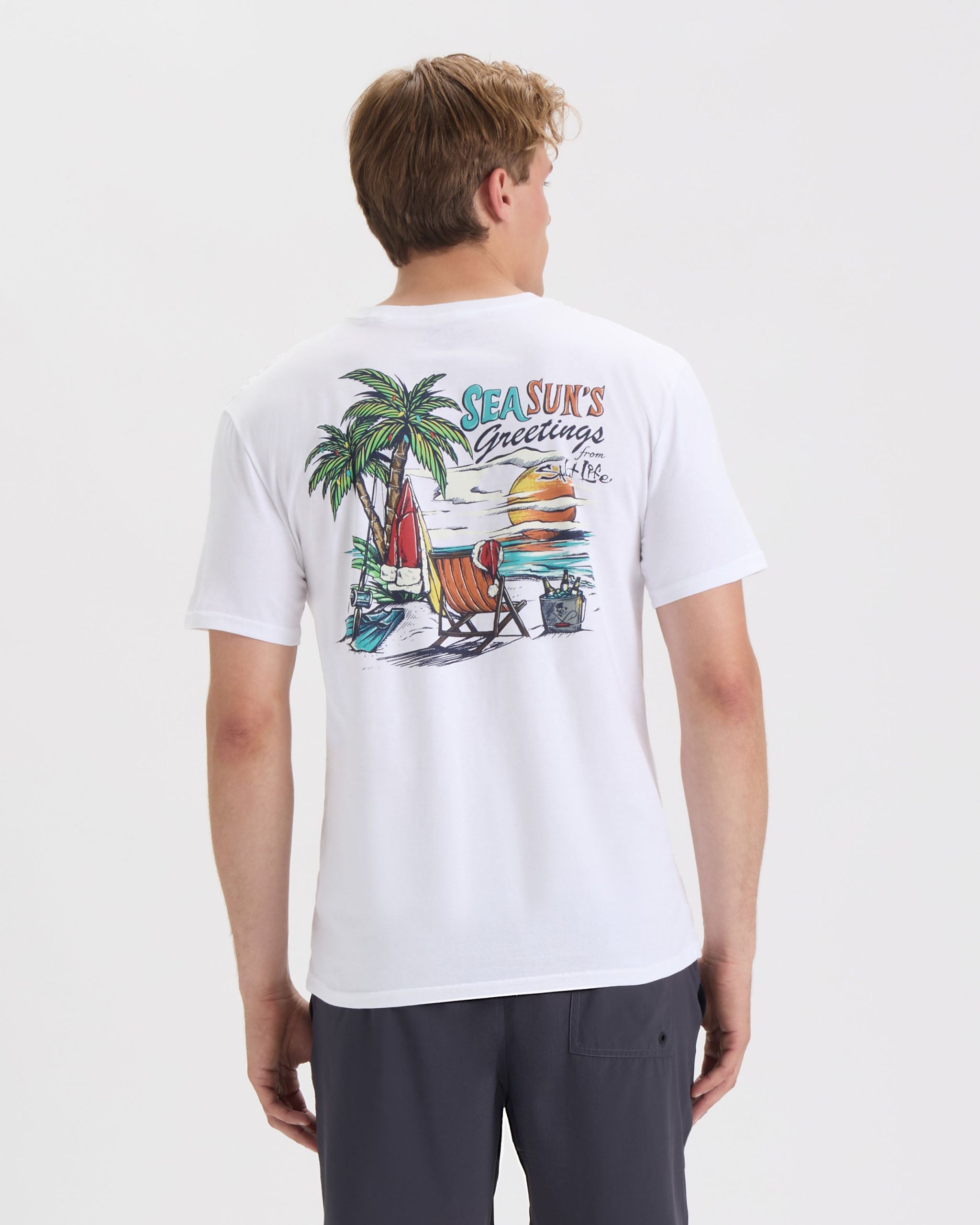 Men's Sea Suns Greeting Short Sleeve Tee - Image 2