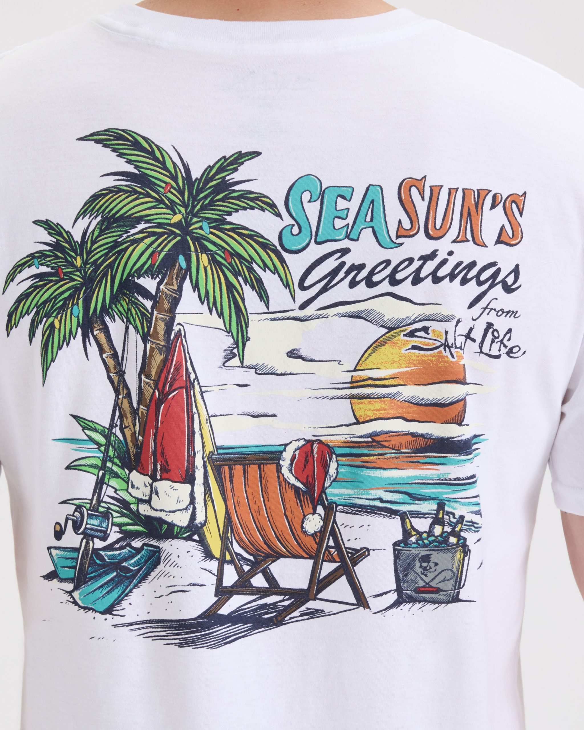 Men's Sea Suns Greeting Short Sleeve Tee - Image 5