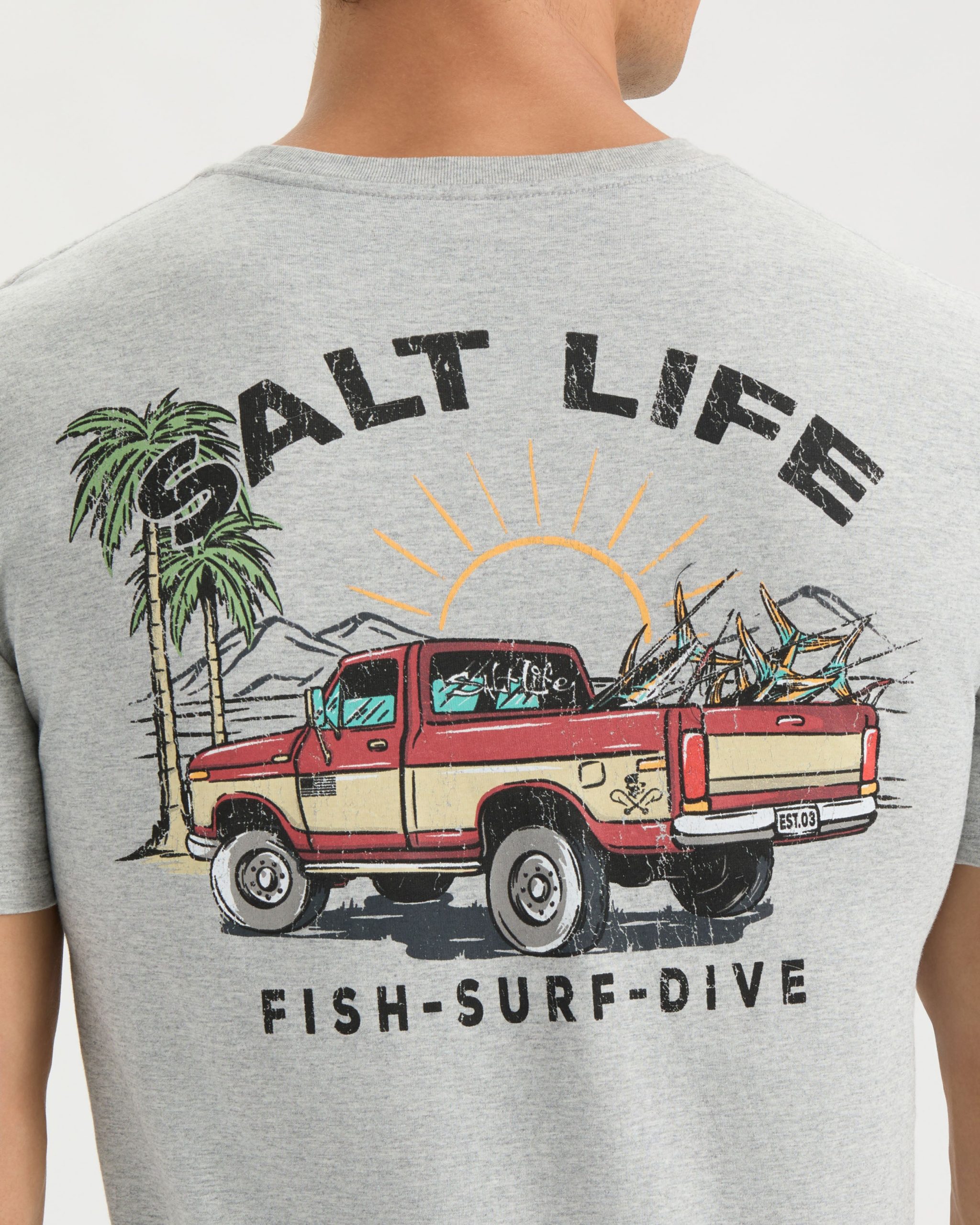 Men's Trucks and Tail Short Sleeve Tee - Image 5