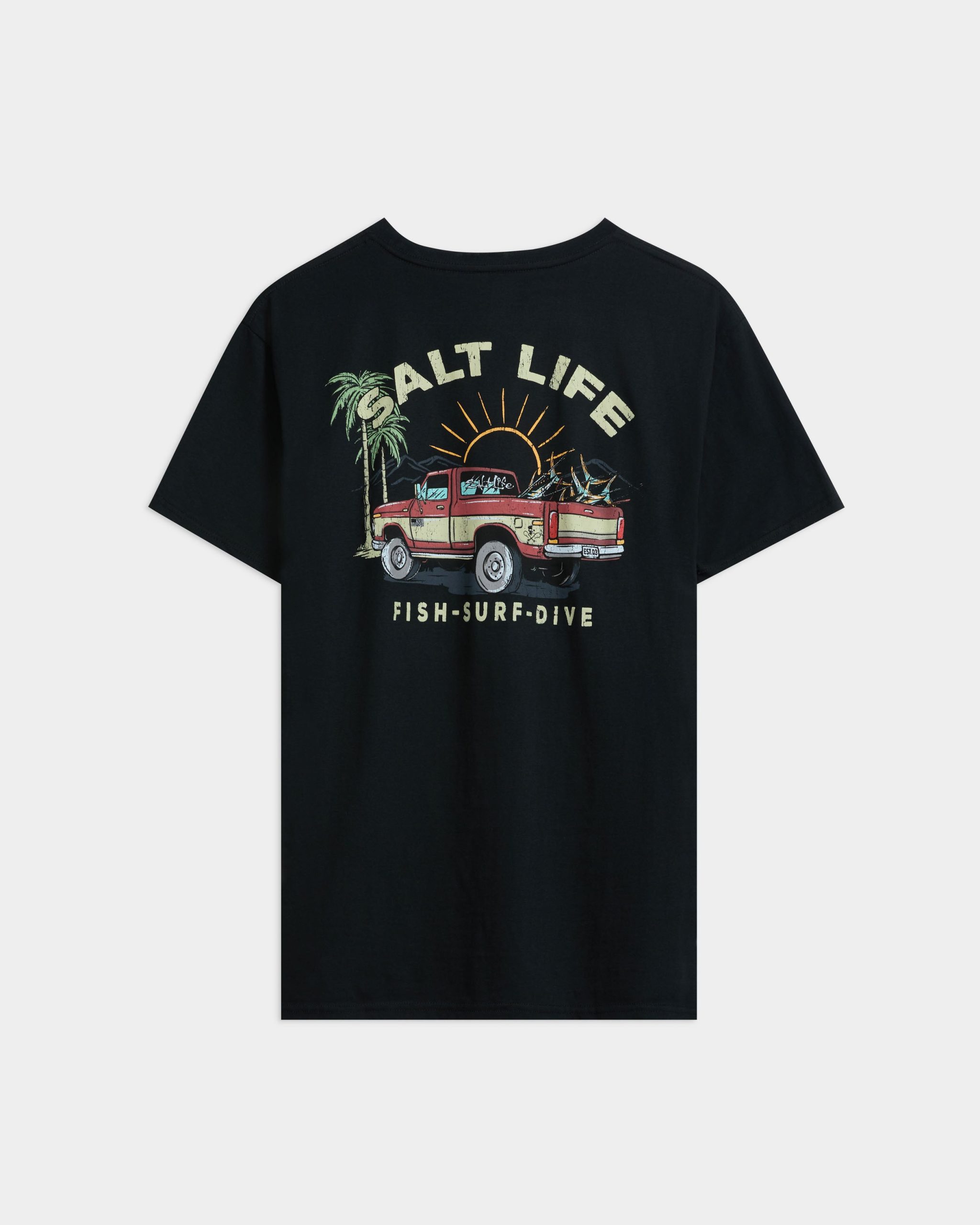Men's Trucks and Tail Short Sleeve Tee