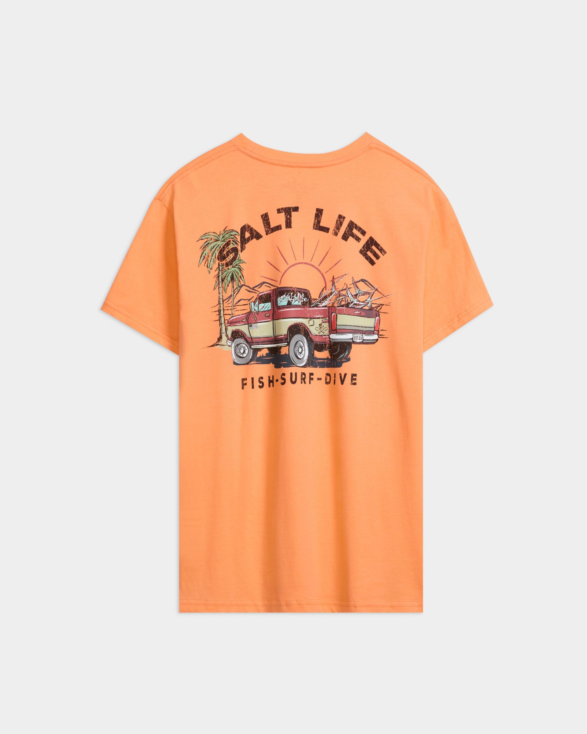 Men's Trucks and Tail Short Sleeve Tee