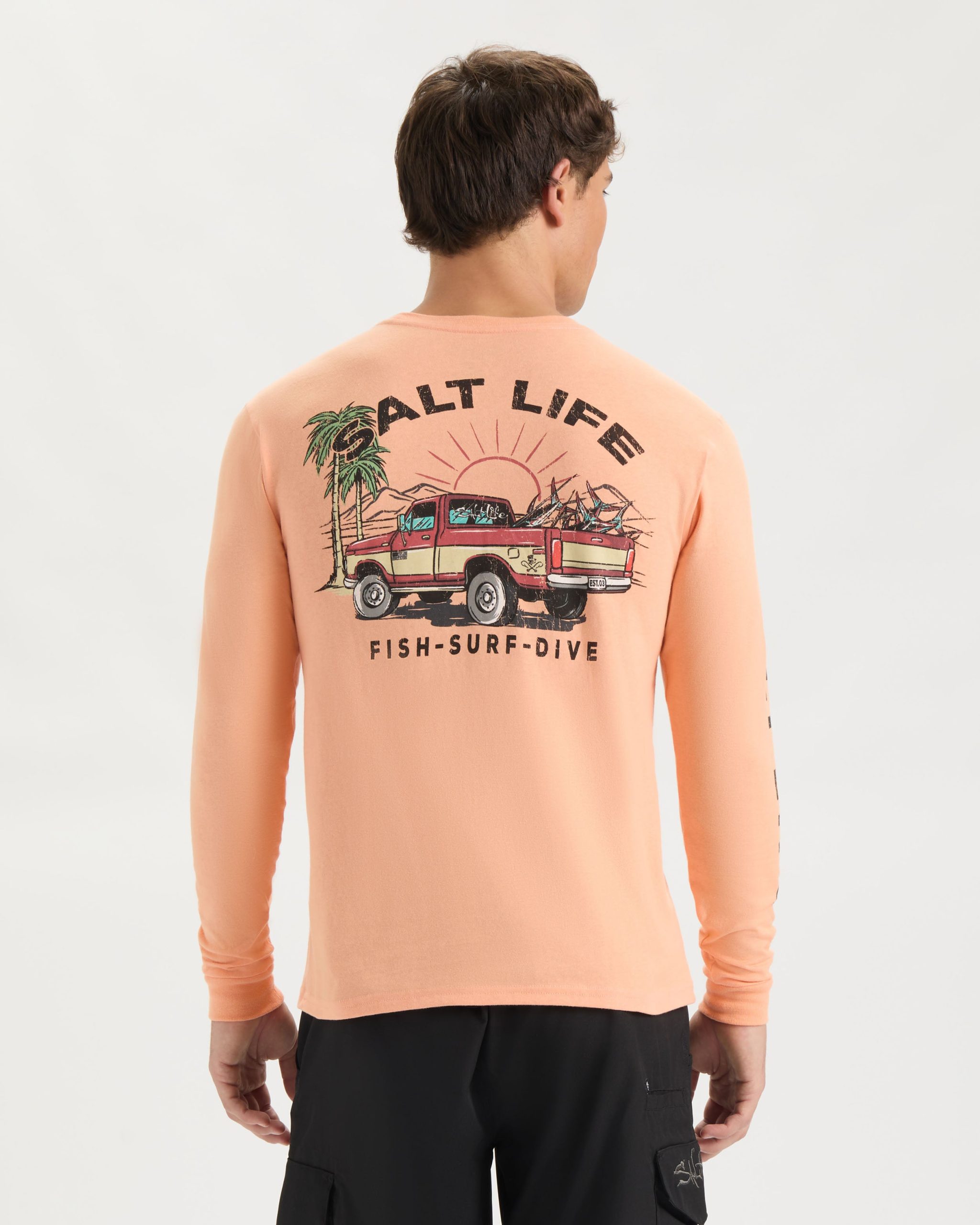 Men's Truck and Tail Long Sleeve Shirt - Image 4
