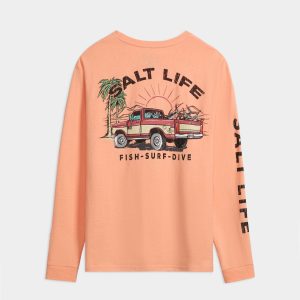 Men's Truck and Tail Long Sleeve Shirt