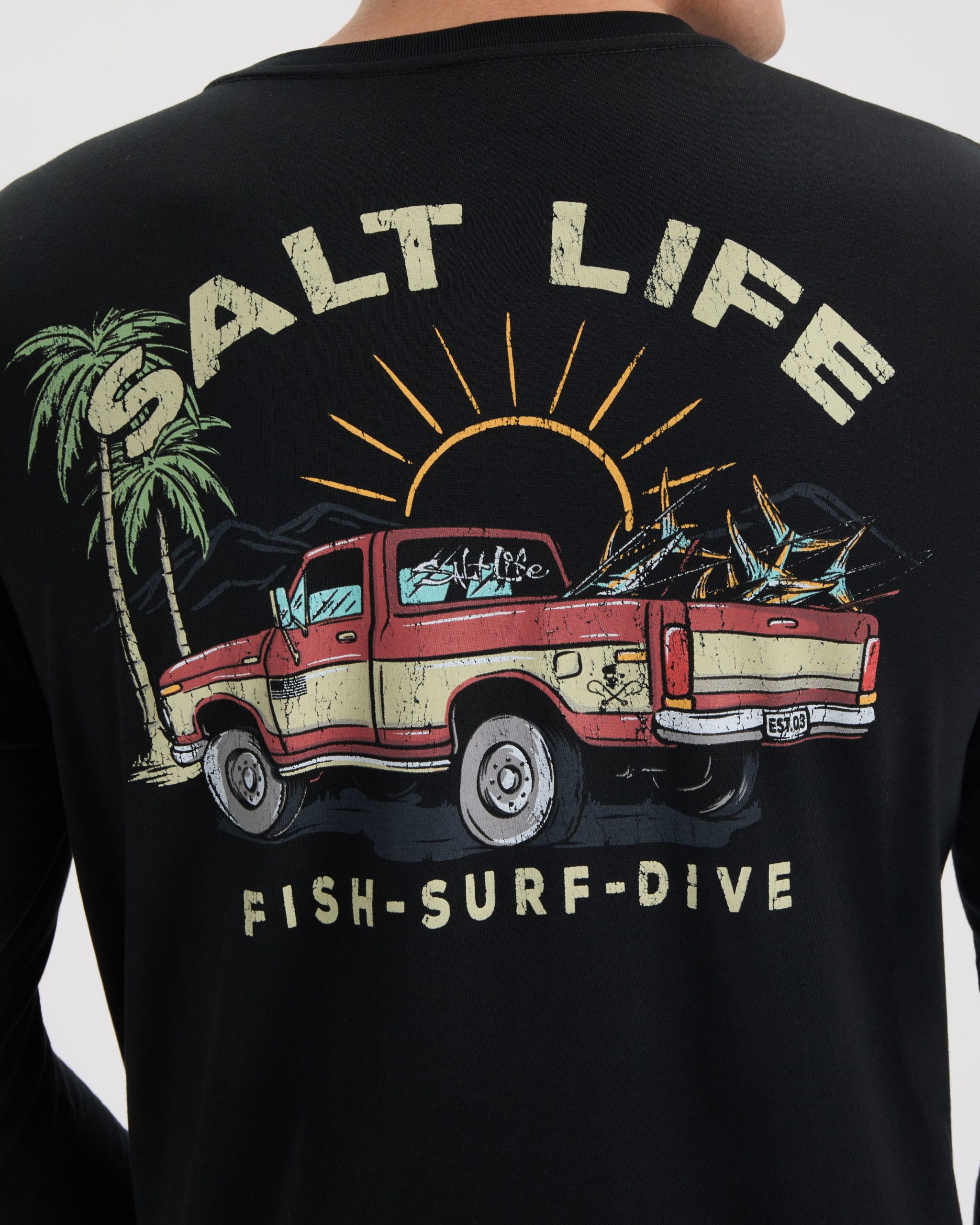 Men's Truck and Tail Long Sleeve Shirt - Image 5