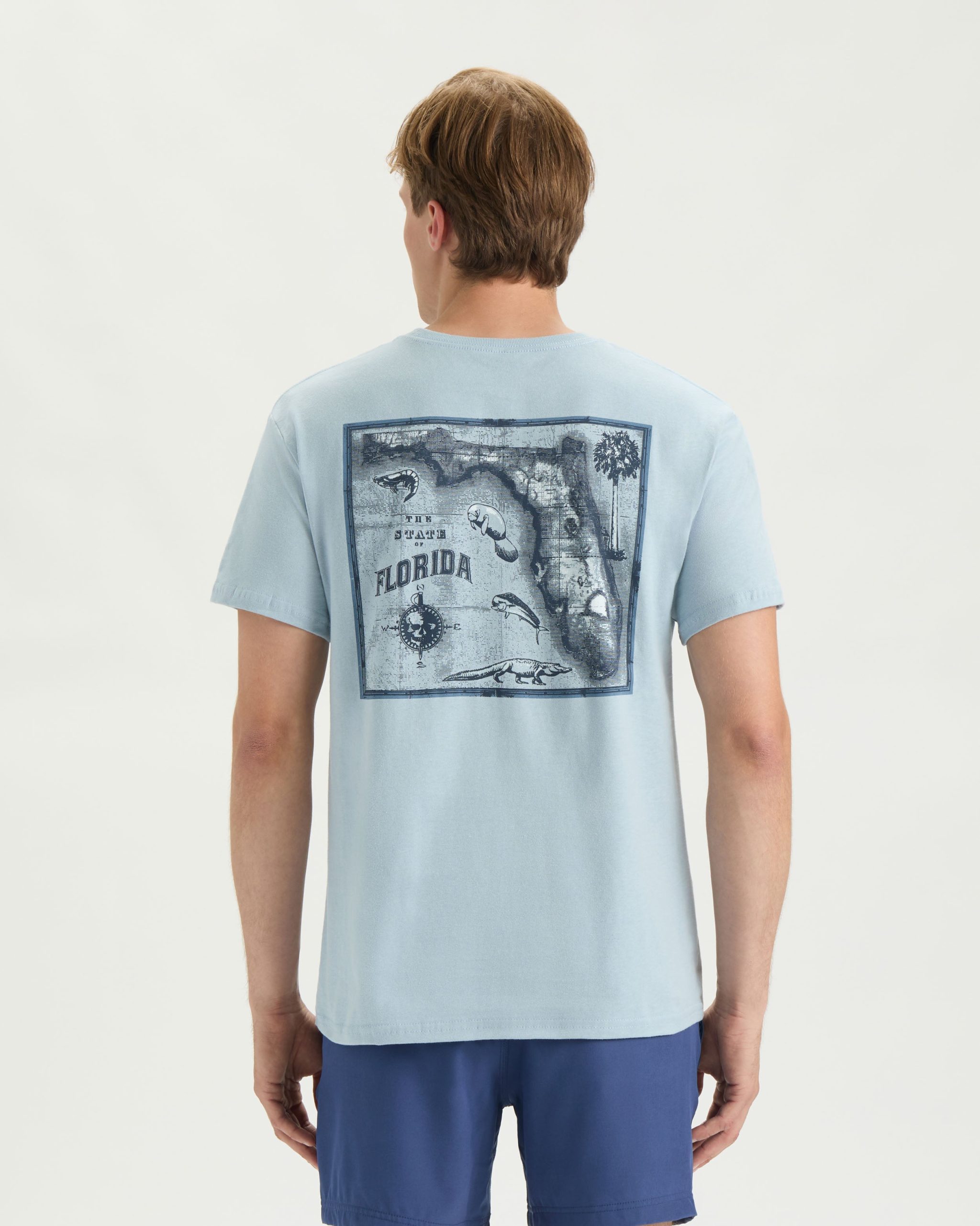 Men's Map Short Sleeve Tee - Image 4