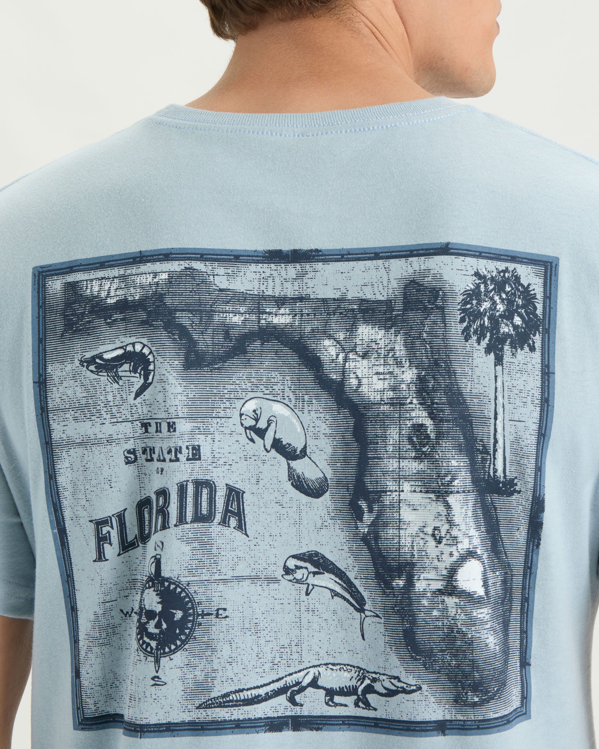 Men's Map Short Sleeve Tee - Image 5