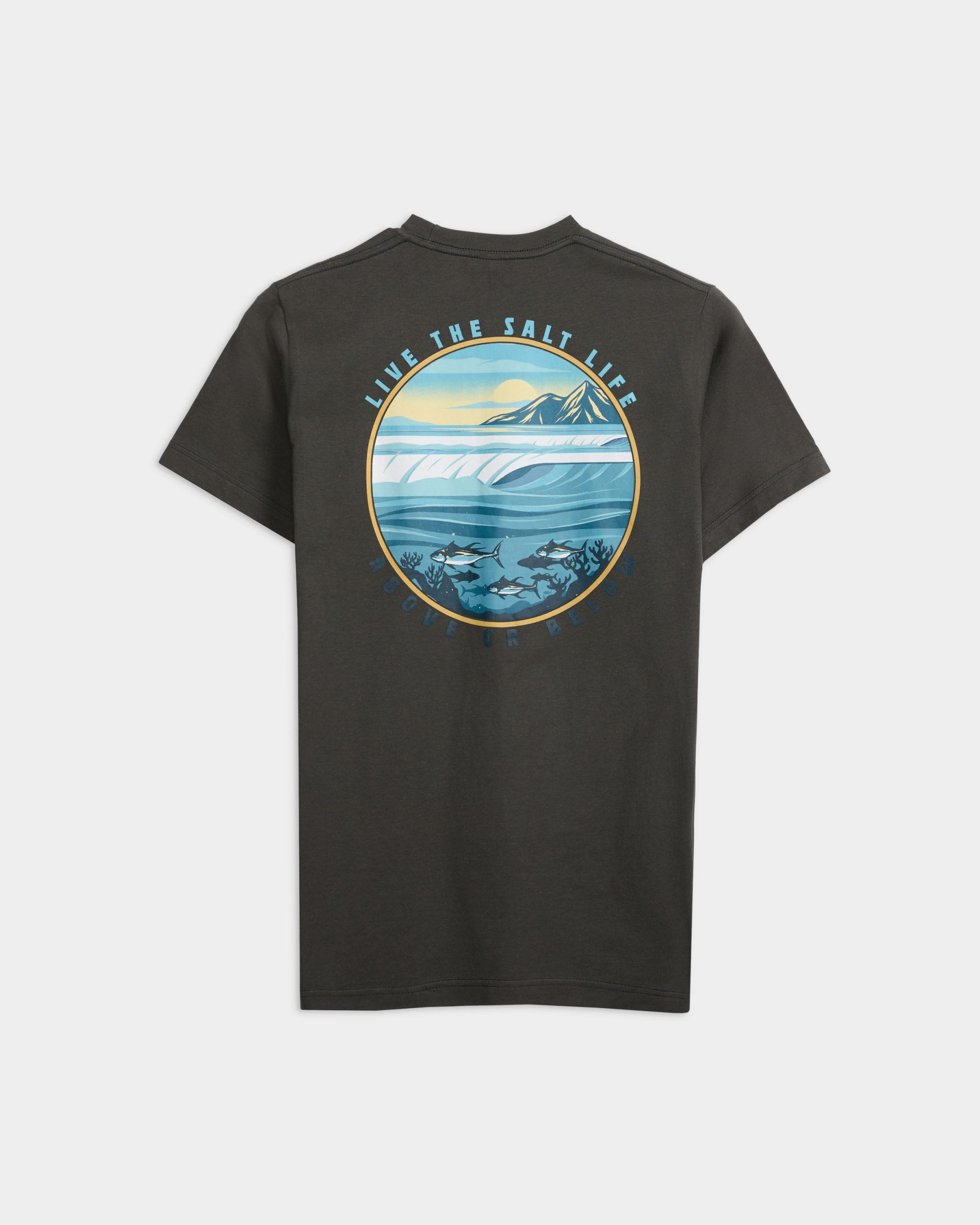Men's Line Above or Below Short Sleeve Tee