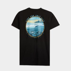 Men's Line Above or Below Short Sleeve Tee