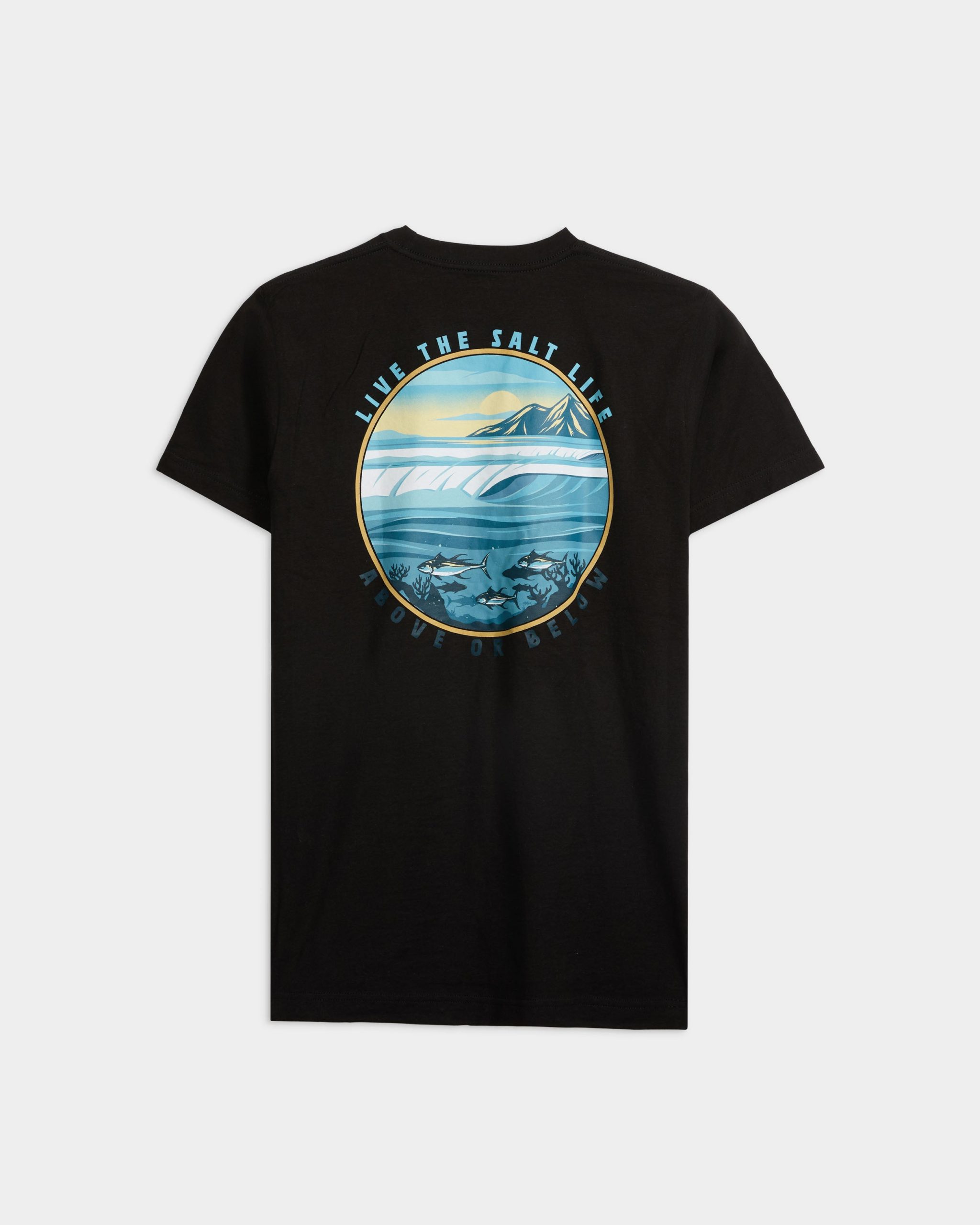 Men's Line Above or Below Short Sleeve Tee