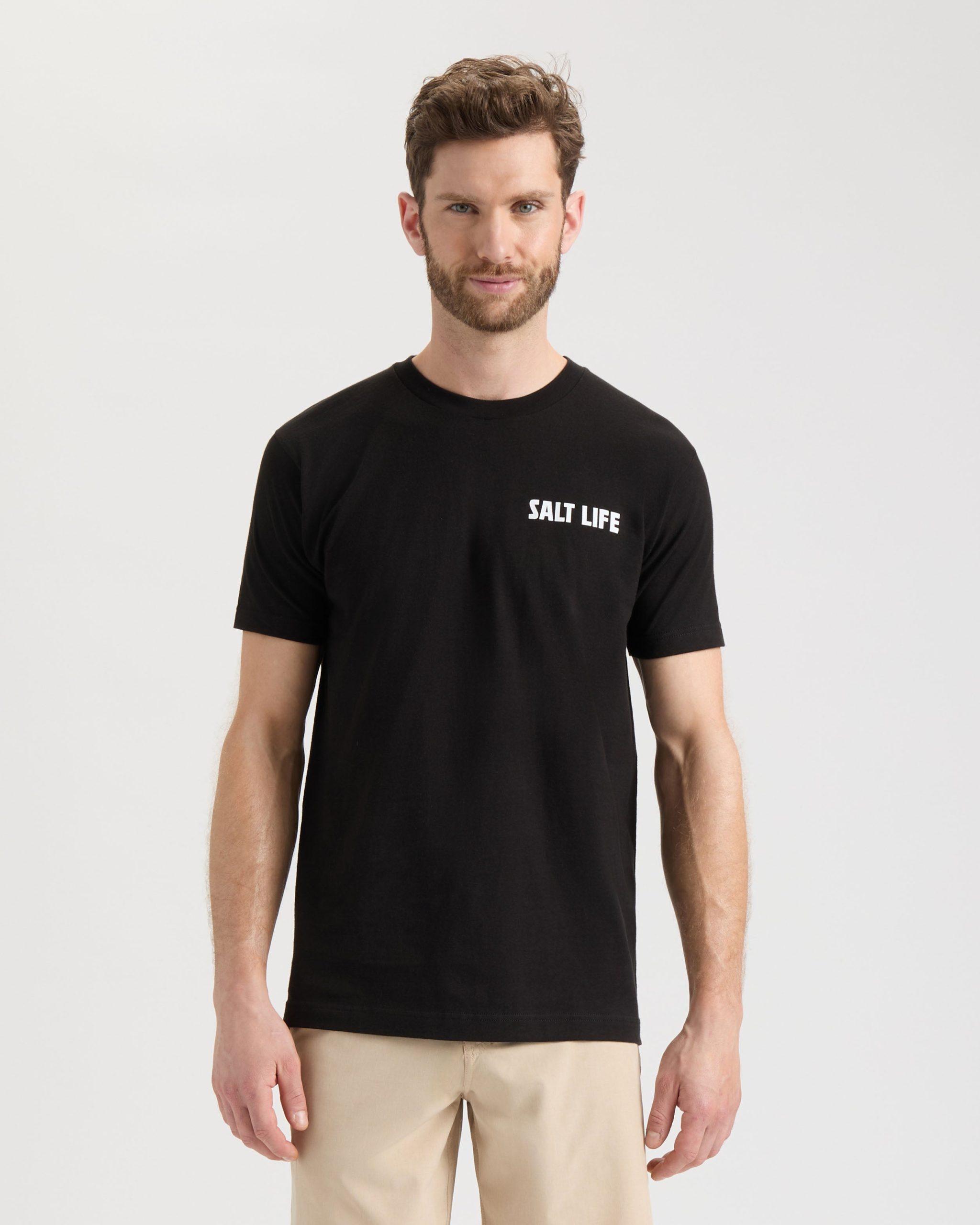 Men's Line Above or Below Short Sleeve Tee - Image 2