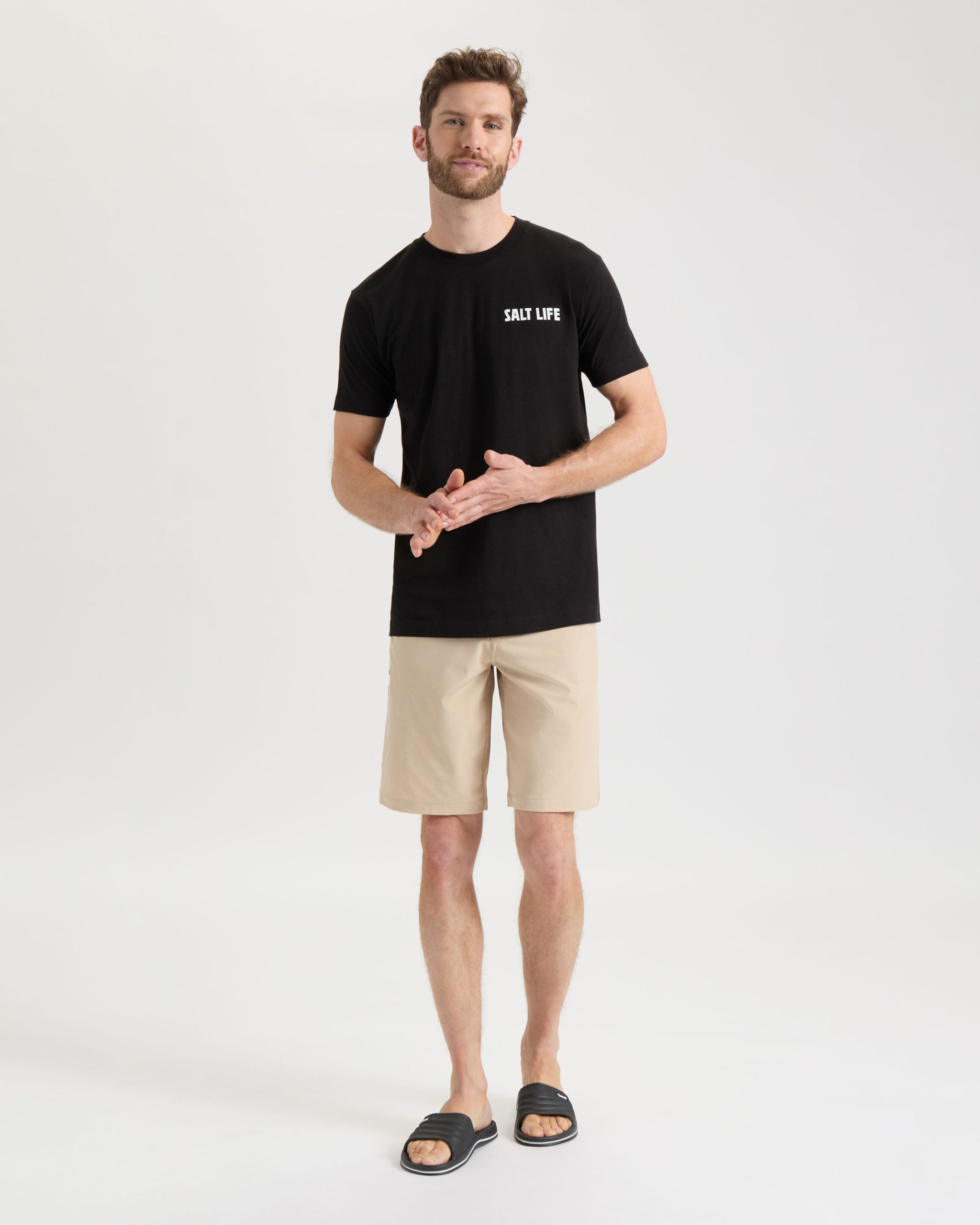 Men's Line Above or Below Short Sleeve Tee - Image 6