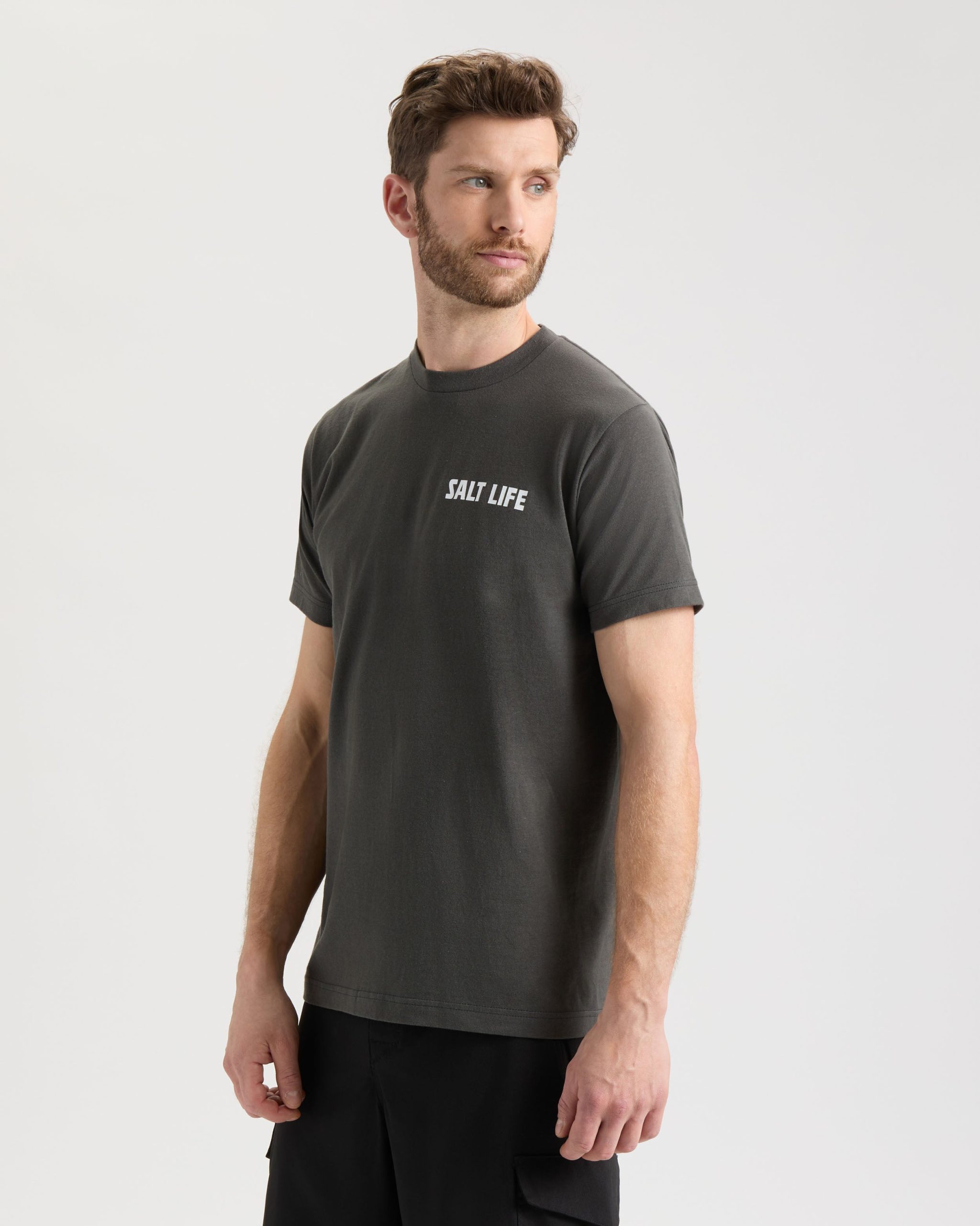 Men's Line Above or Below Short Sleeve Tee - Image 3
