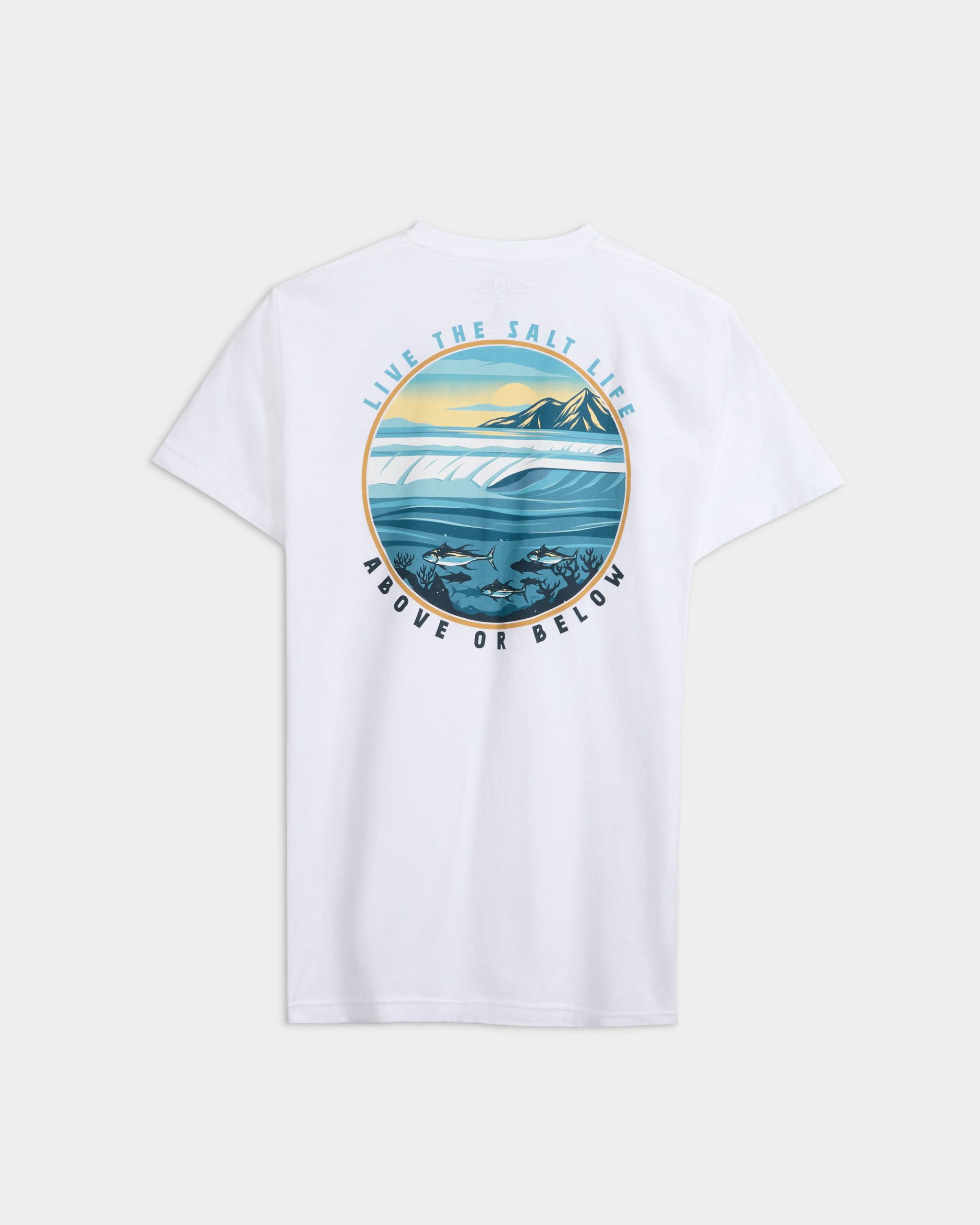 Men's Line Above or Below Short Sleeve Tee