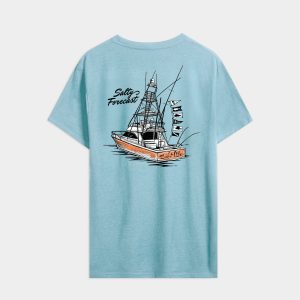 Men's Salty Forecast Boat Short Sleeve Tee