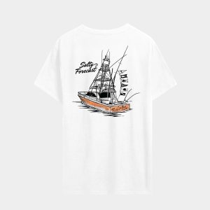 Men's Salty Forecast Boat Short Sleeve Tee