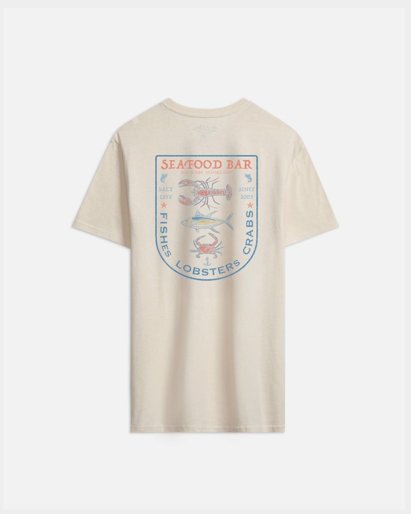 Men's Seafood Bar 30's Tee
