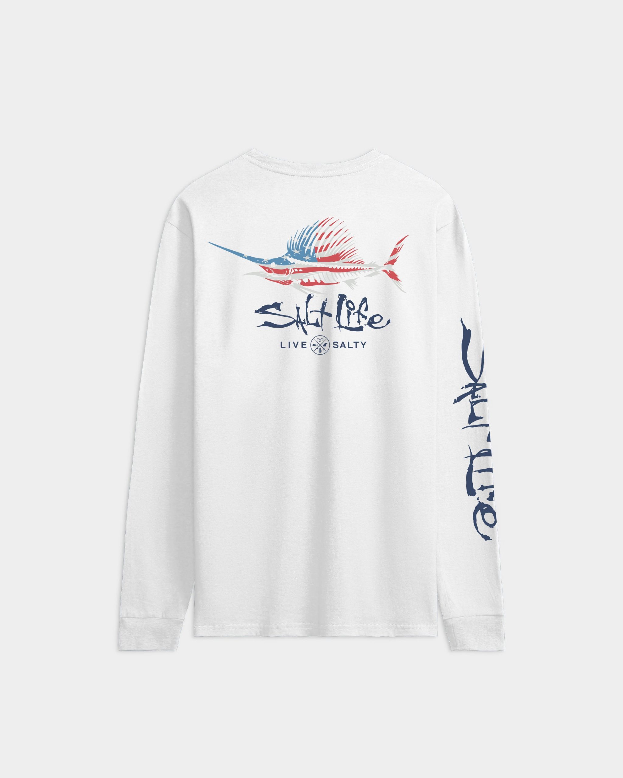 Men's Sailfish 'N Bones Long Sleeve Tee - Image 2