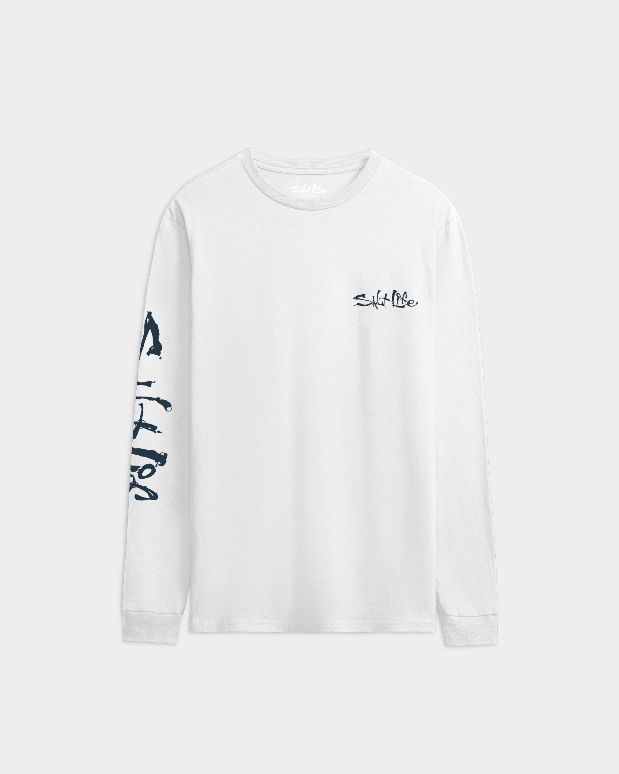 Men's Liquid Depth Badge Long Sleeve Tee - Image 2