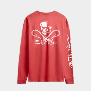 Men's Skull and Hooks Long Sleeve Tee