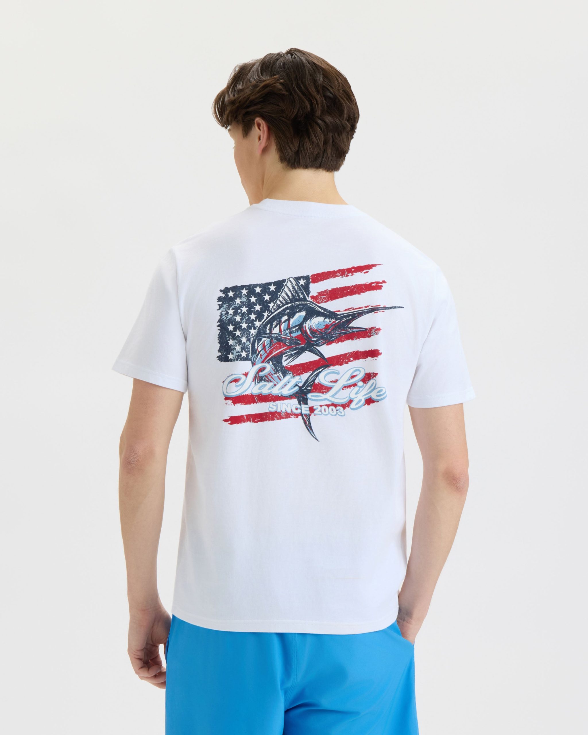 Men's Marlin Nation 30's Tee - Image 3