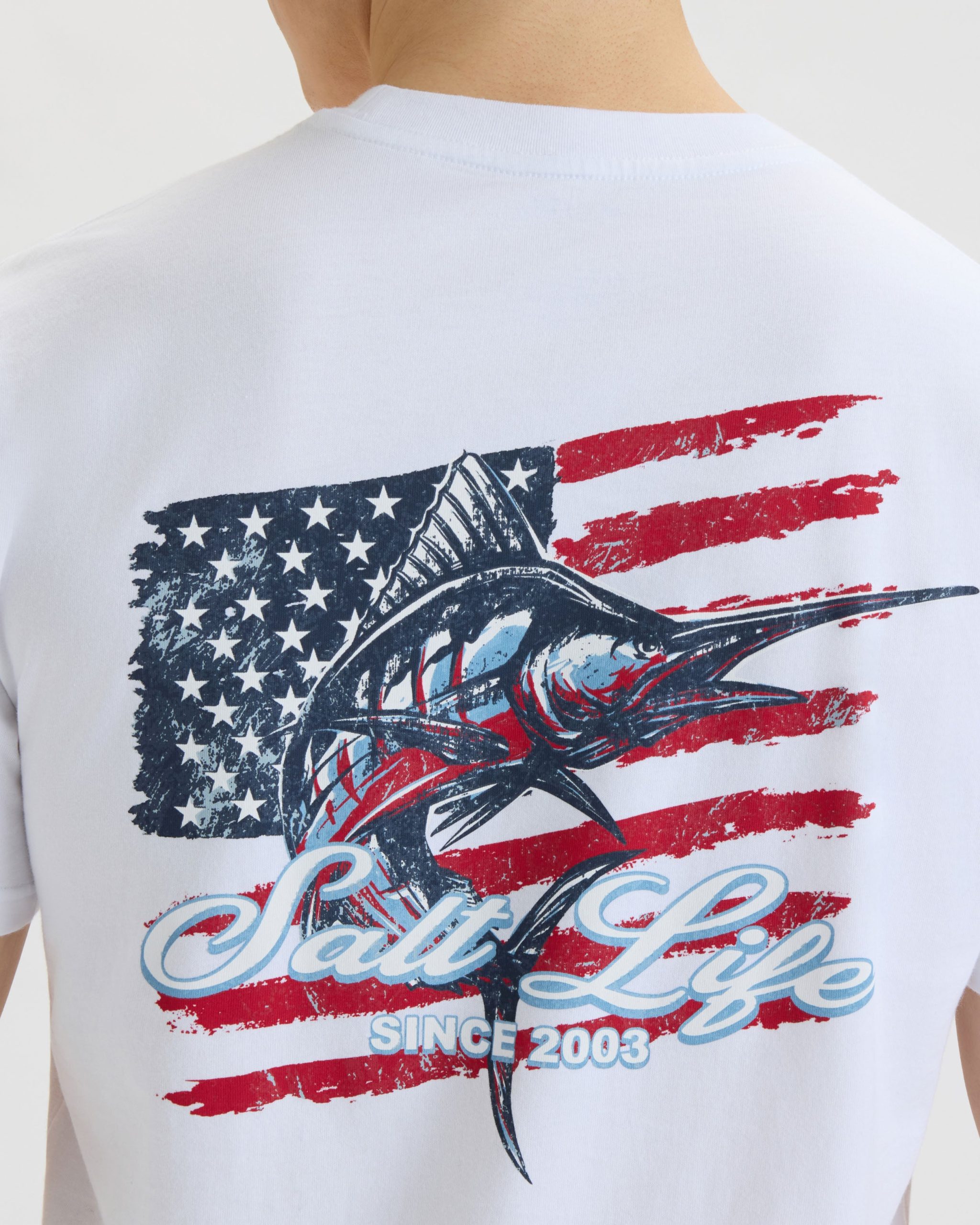 Men's Marlin Nation 30's Tee - Image 4