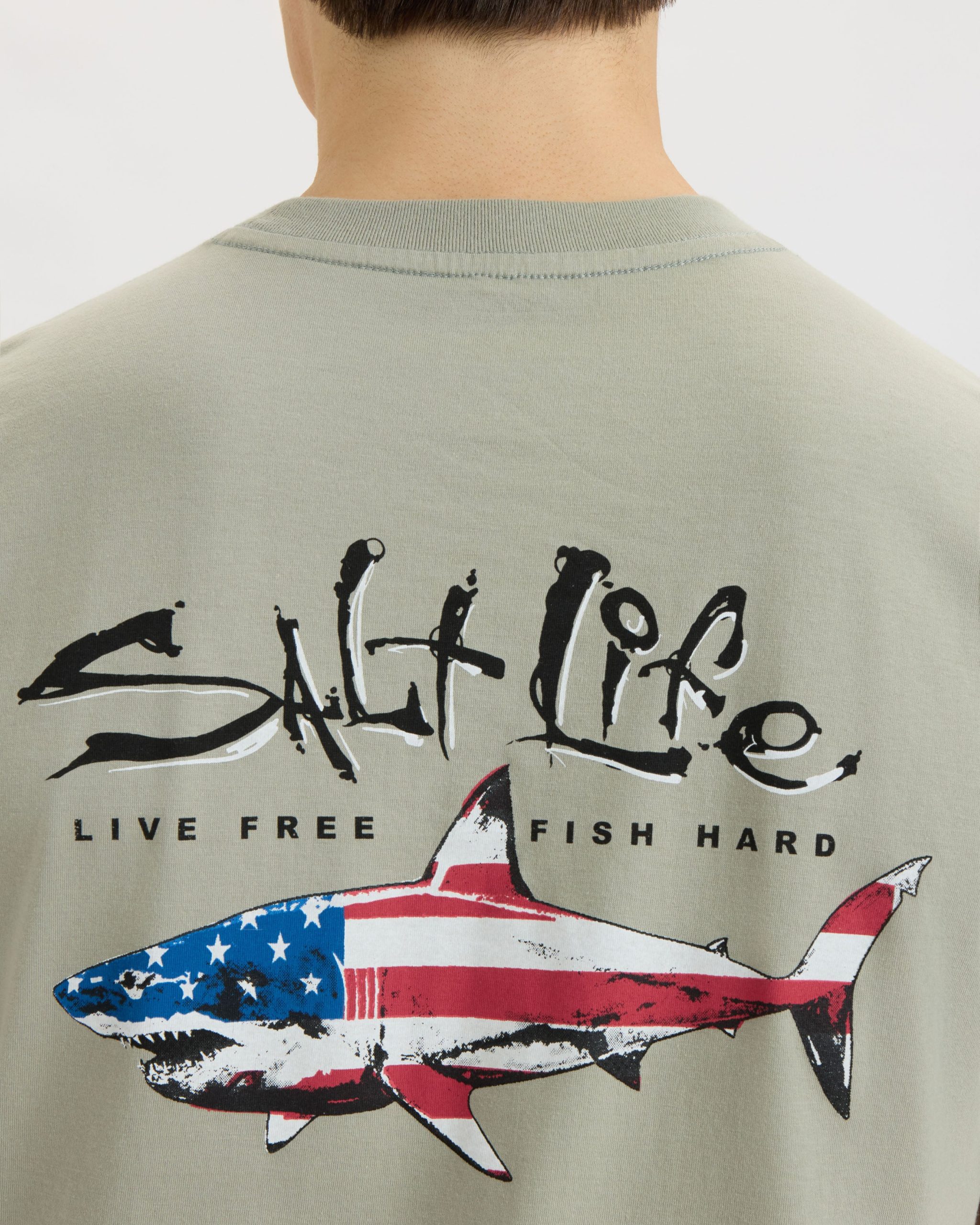 Men's Fin Nation 30's Tee - Image 5