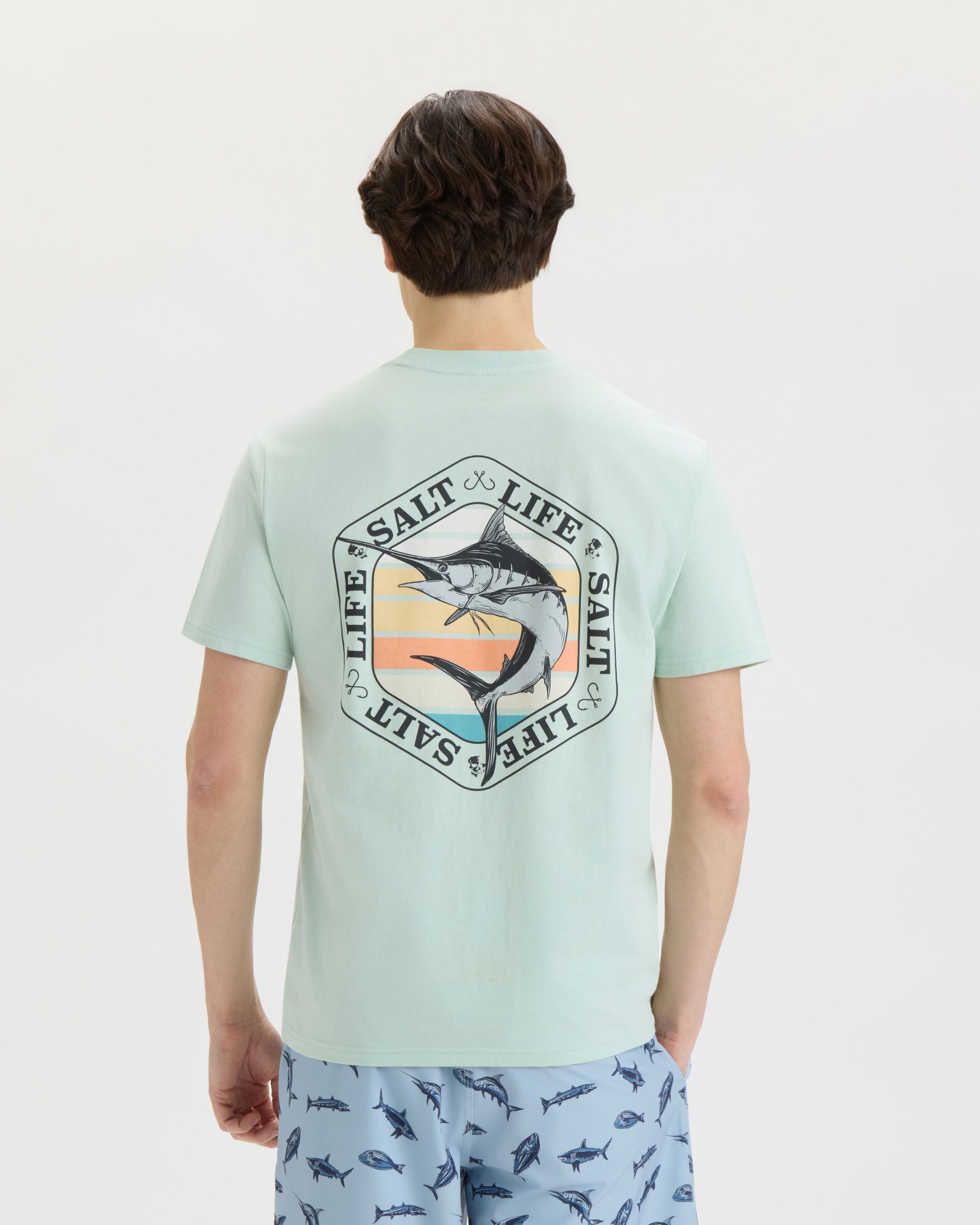 Men's Sunset Billfish 30's Tee - Image 3
