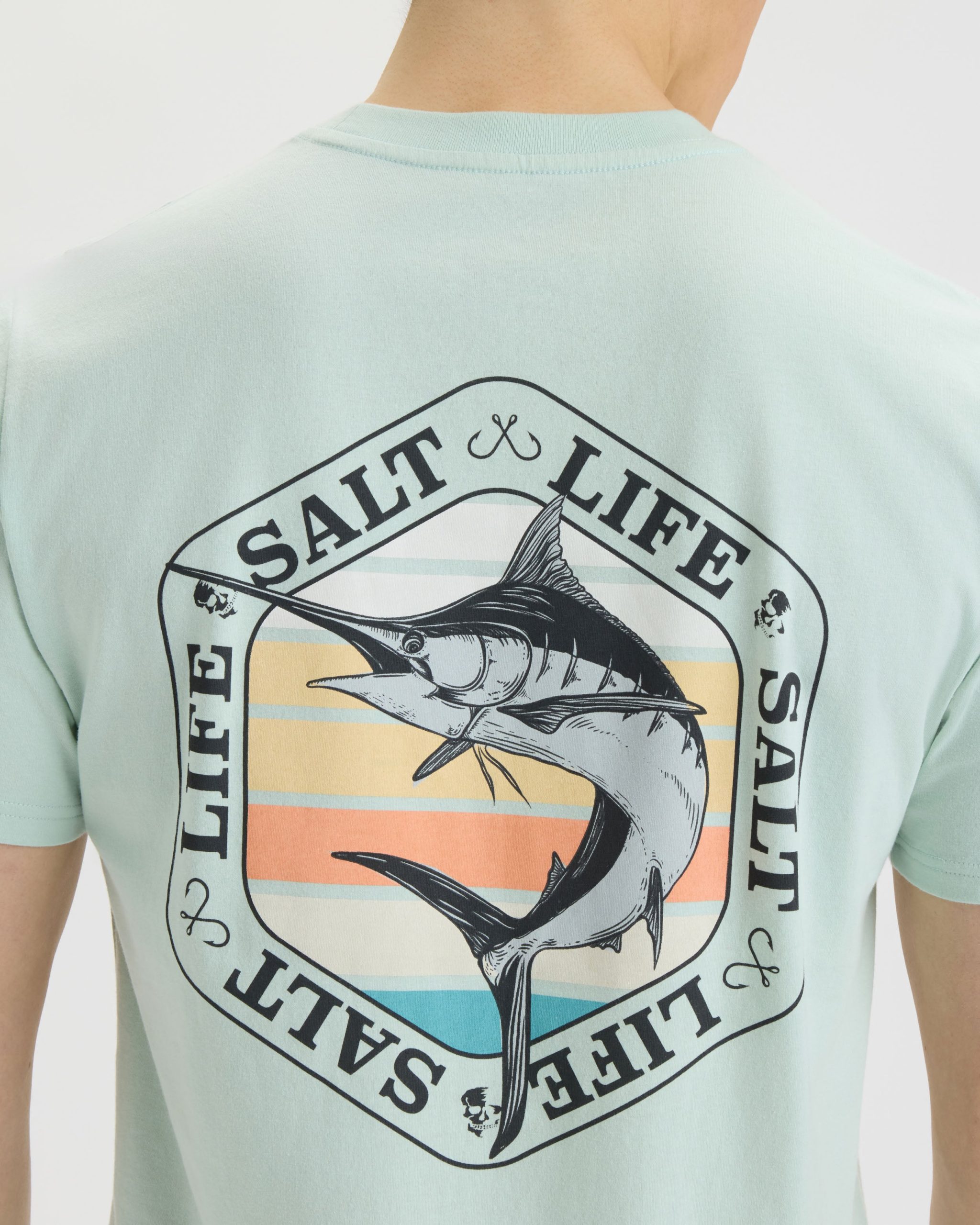 Men's Sunset Billfish 30's Tee - Image 4