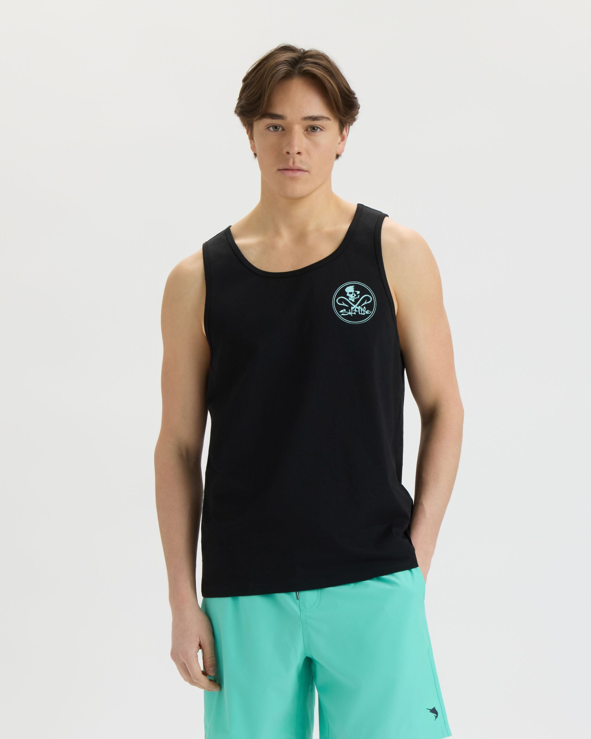 Men's Skull and Hooks 30's Tank - Image 2