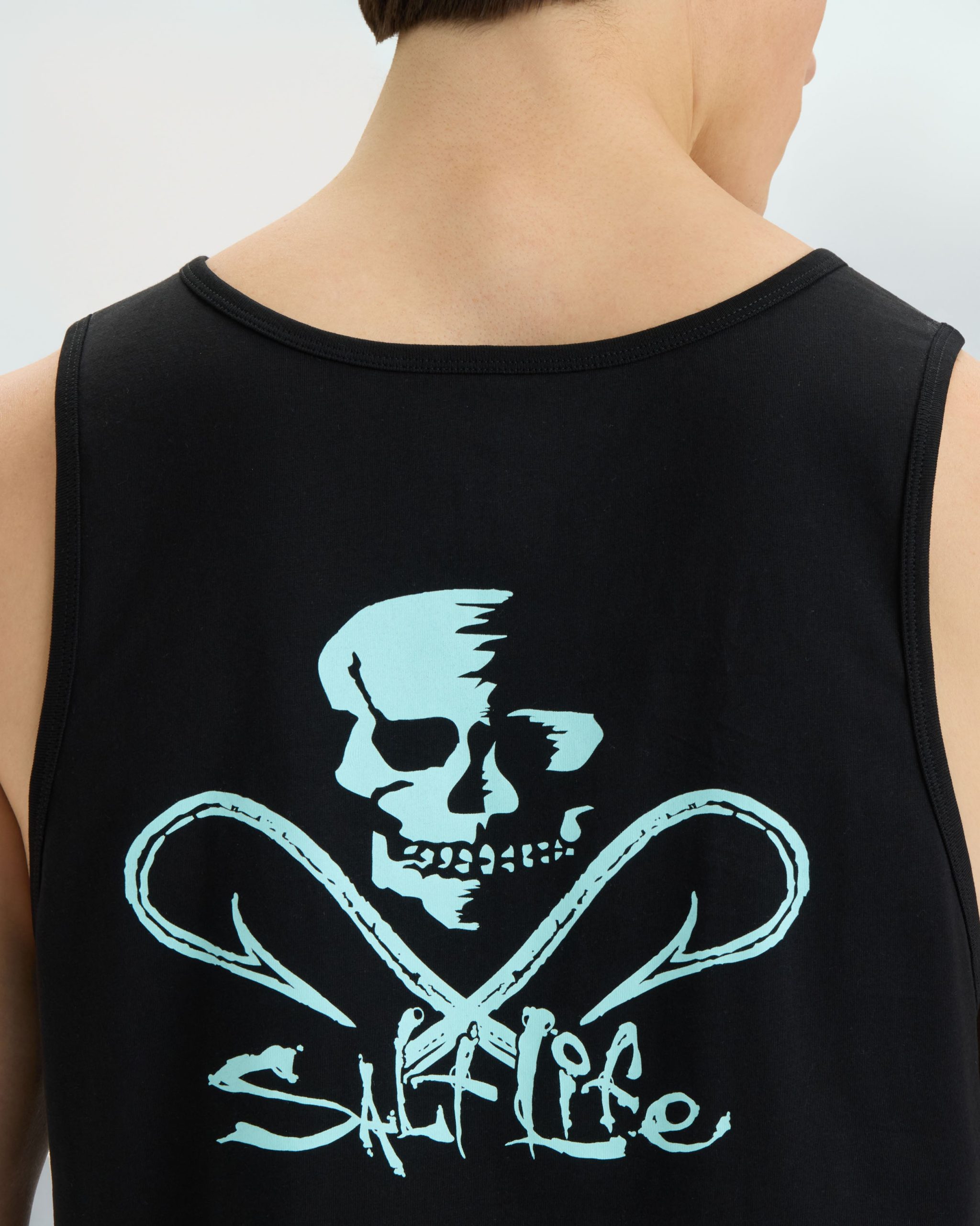 Men's Skull and Hooks 30's Tank - Image 5