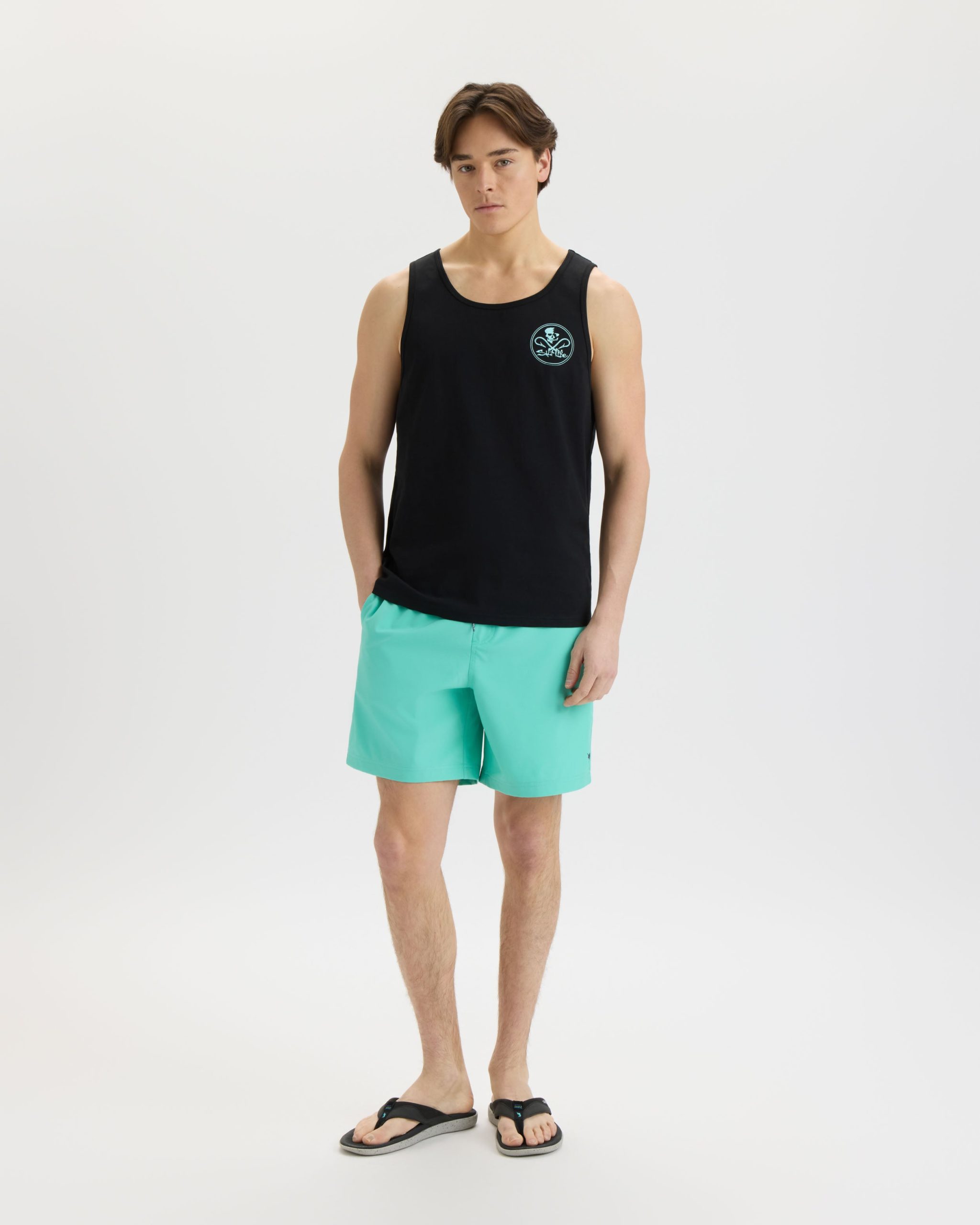 Men's Skull and Hooks 30's Tank - Image 6