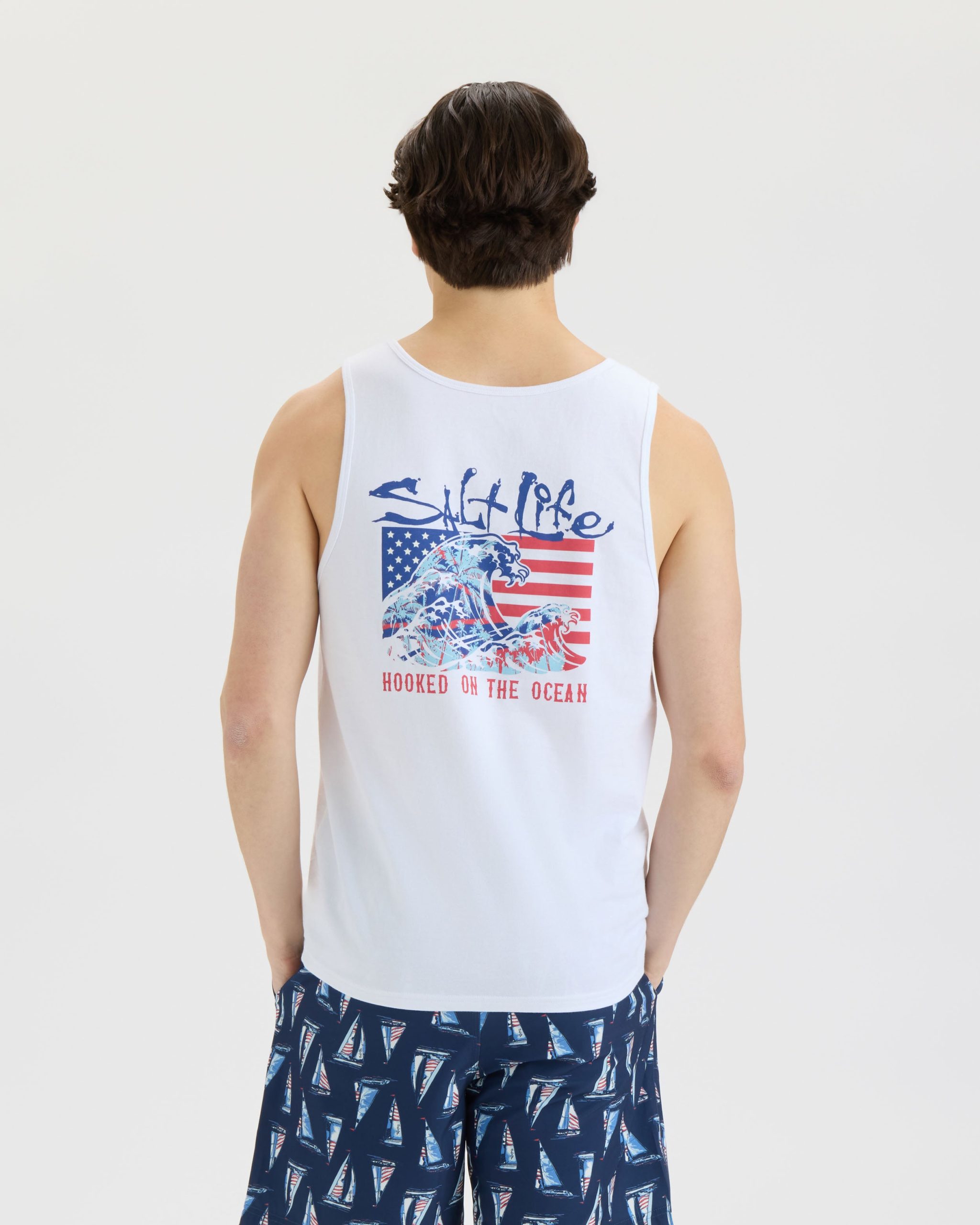 Men's Stars & Surf 30's Tank - Image 4
