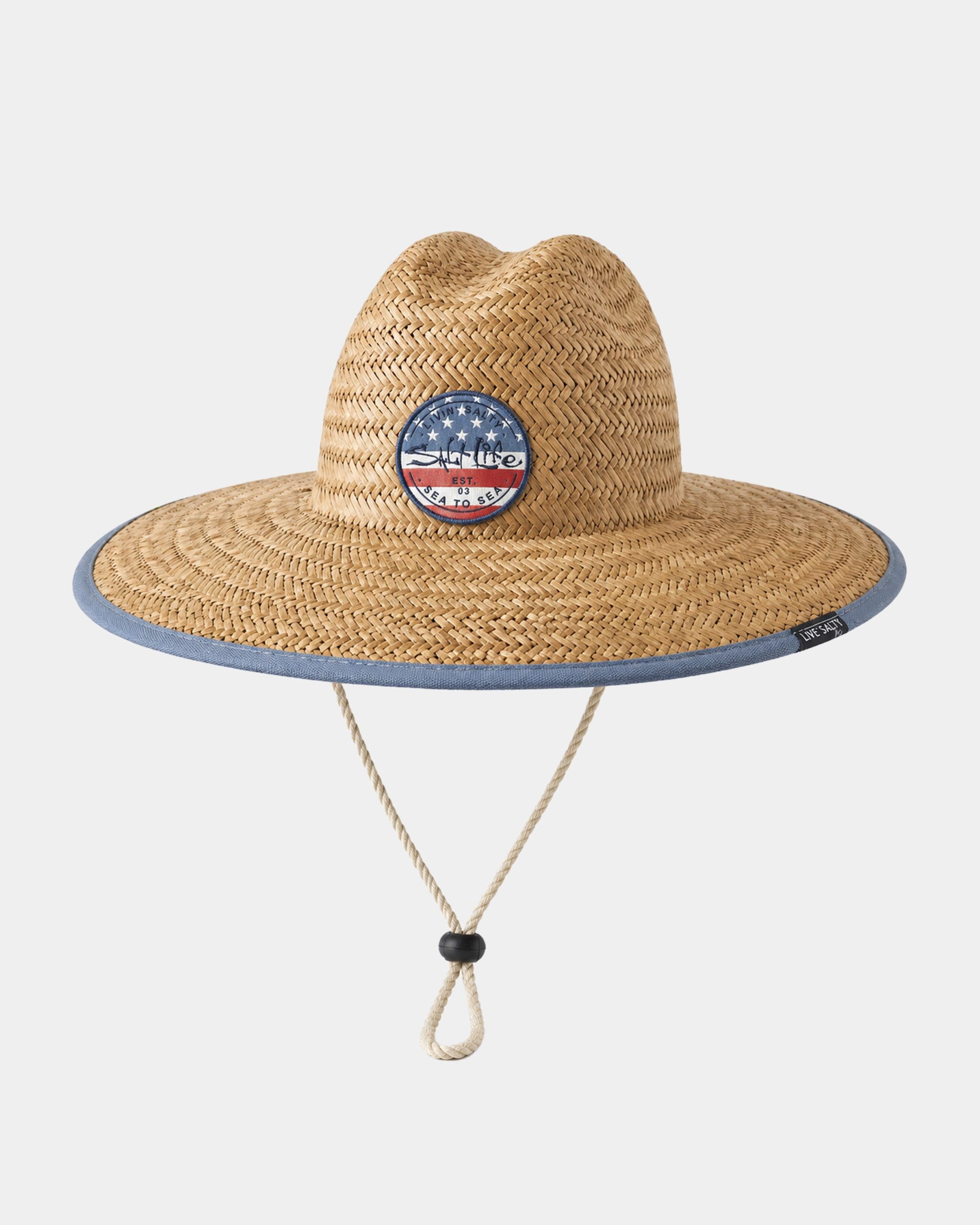 Sea. Stars & Striped Straw Hat