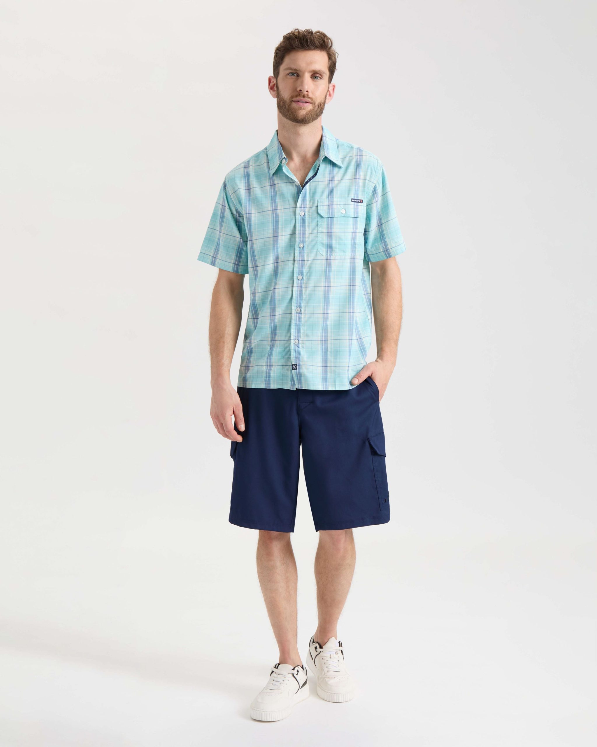 Men's Baitcaster SLX Performance Short Sleeve Shirt - Image 7