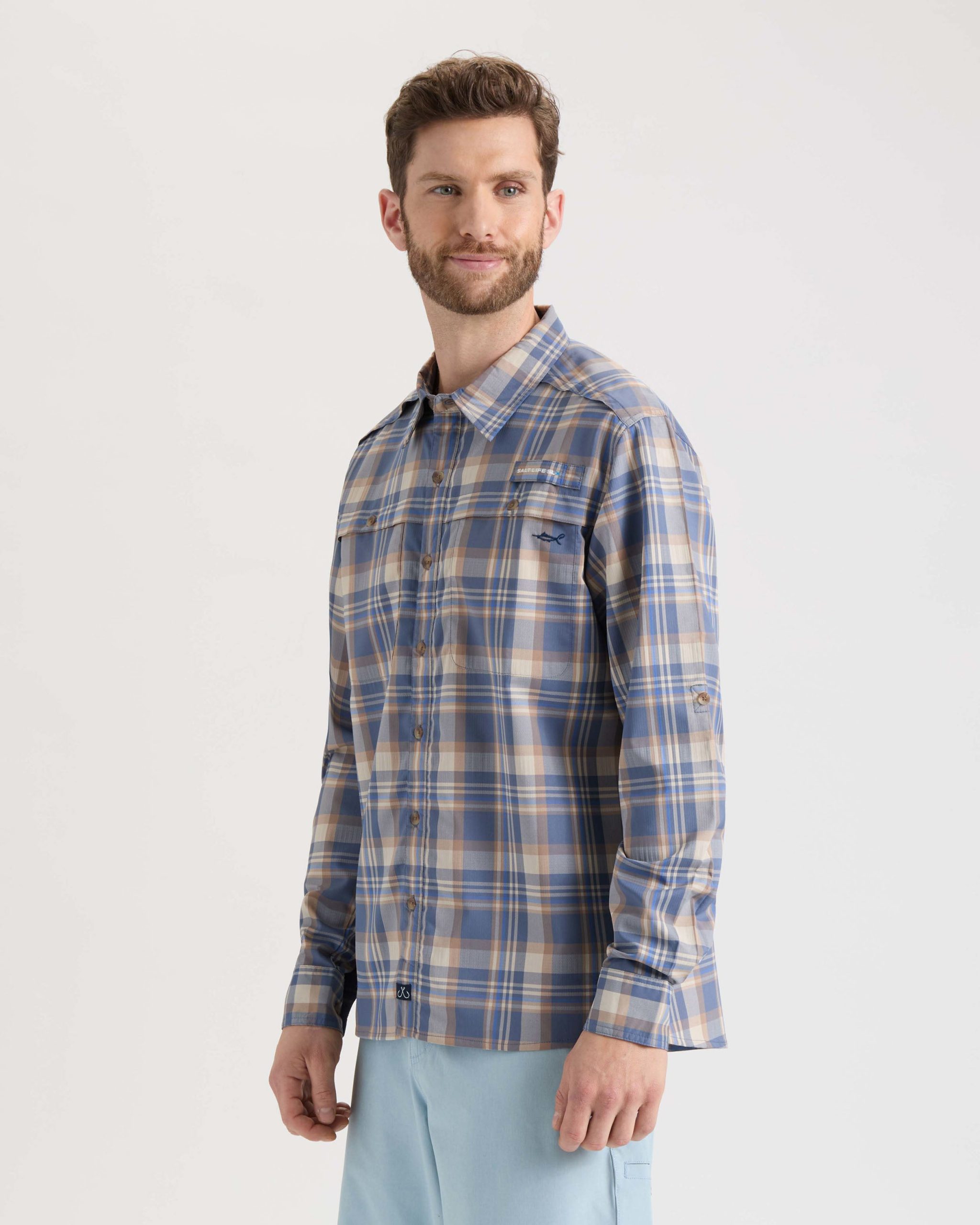 Men's Breezers Performance SLX Long Sleeve Shirt - Image 3