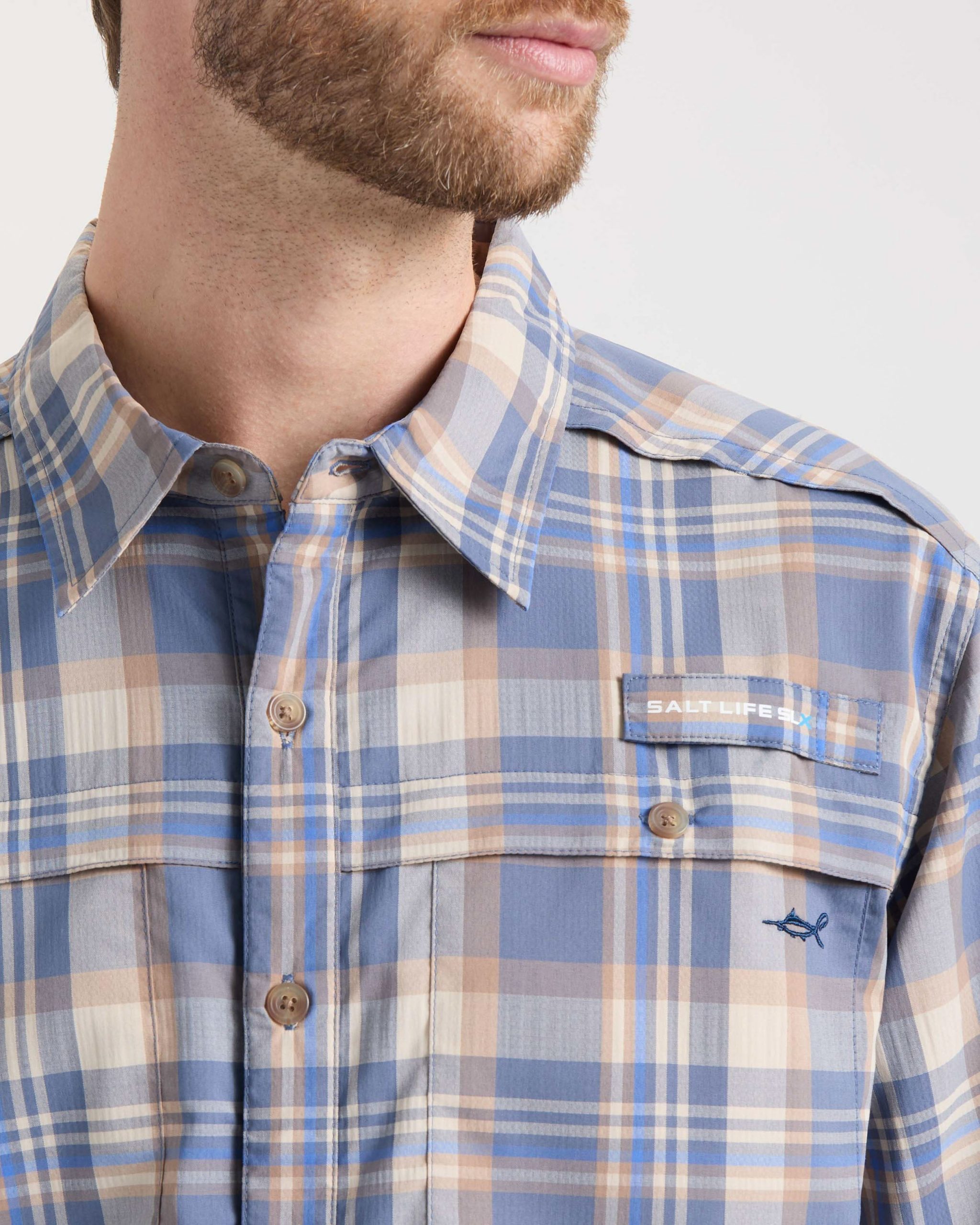 Men's Breezers Performance SLX Long Sleeve Shirt - Image 5