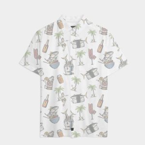 Men's Poke Night Woven Short Sleeve Shirt