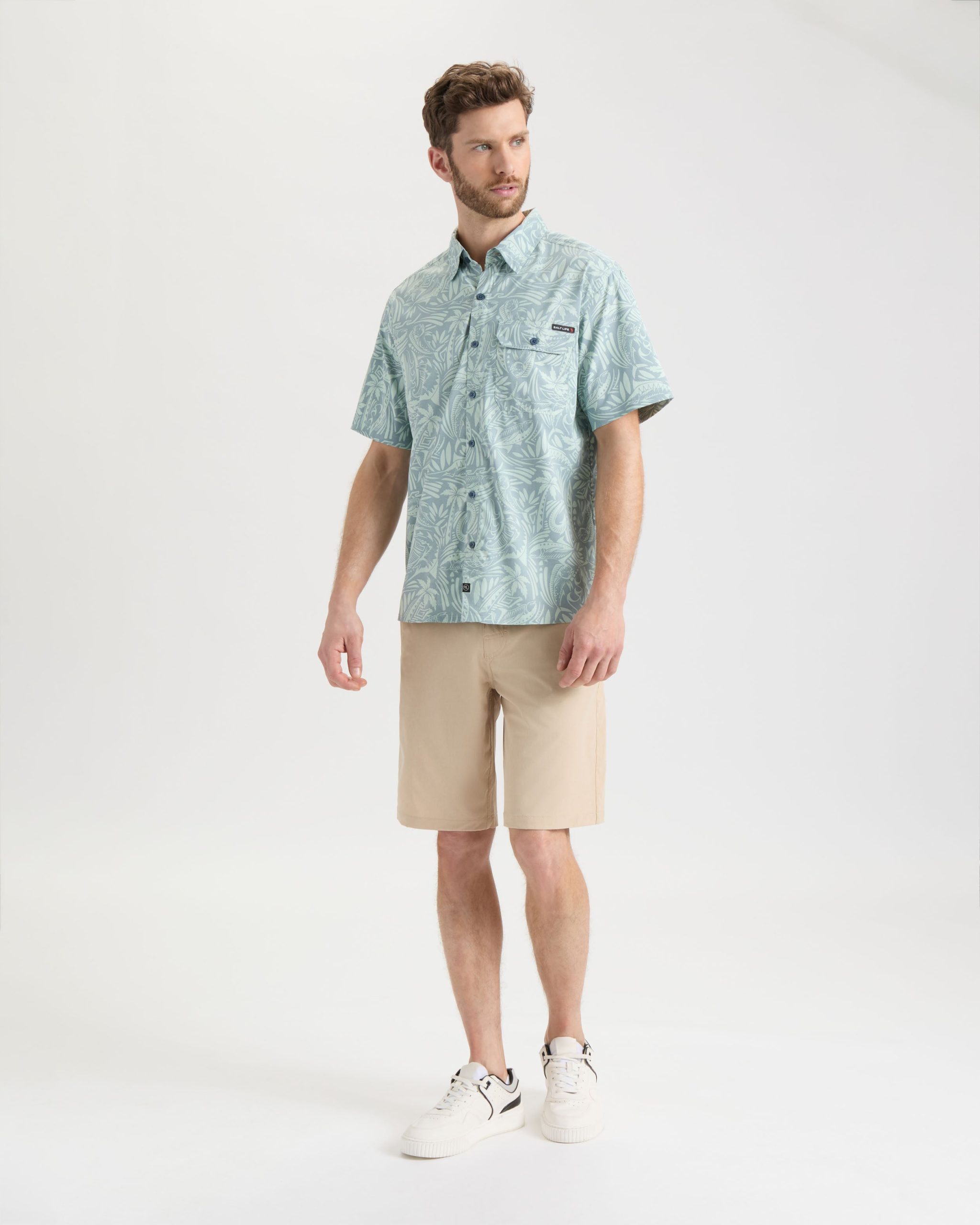 Men's Mahi Tribe Short Sleeve Performance Shirt - Image 6