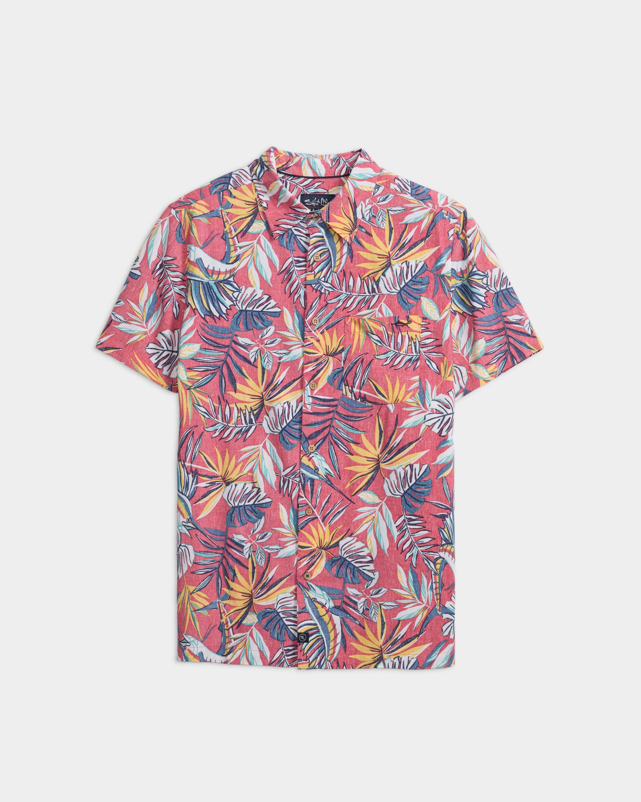 Men's Lush Canopy Woven Short Sleeve Shirt