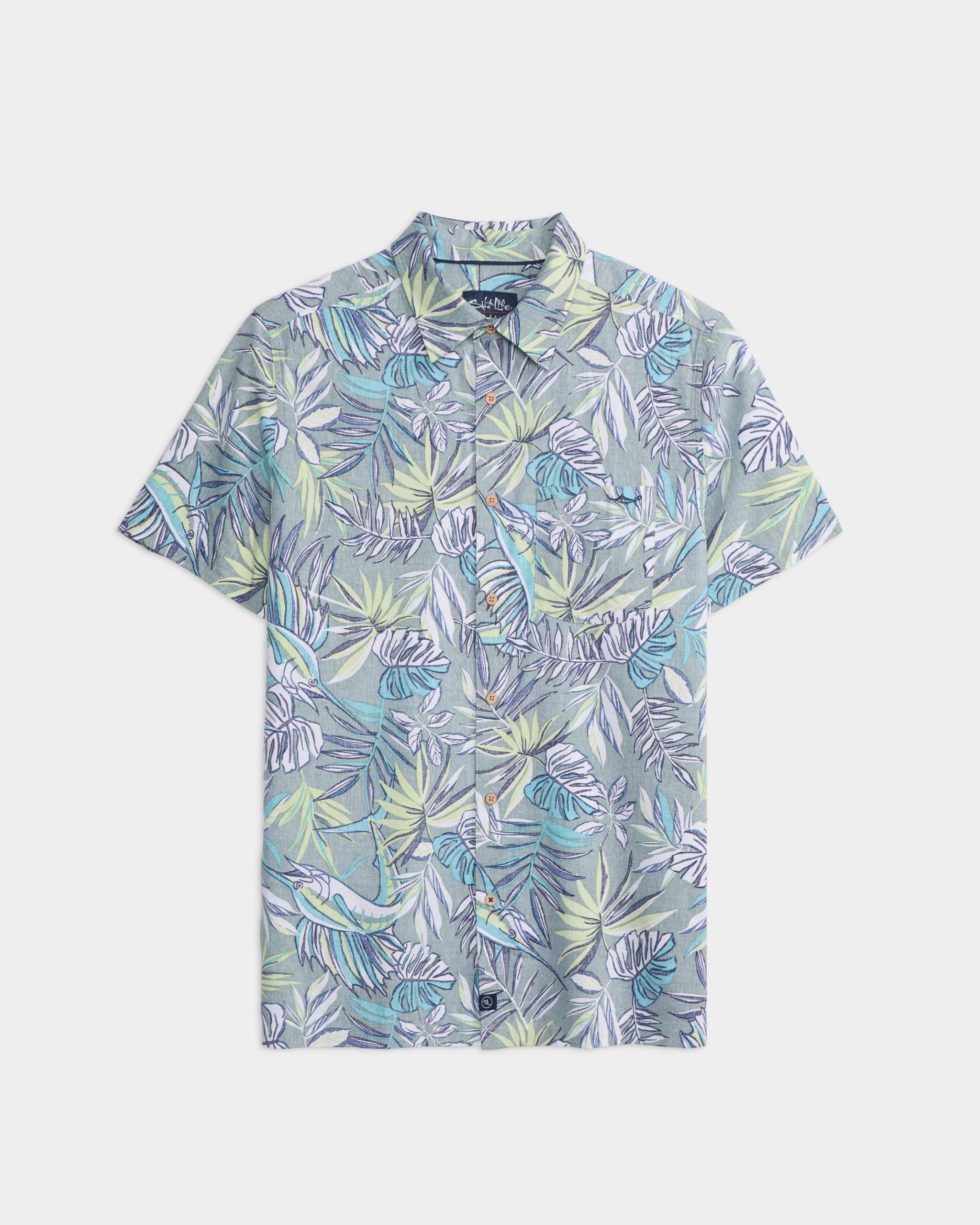 Men's Lush Canopy Woven Short Sleeve Shirt