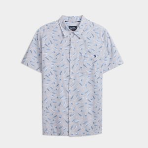 Men's Tempting Tackle Woven Short Sleeve Shirt