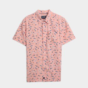 Men's Tempting Tackle Woven Short Sleeve Shirt