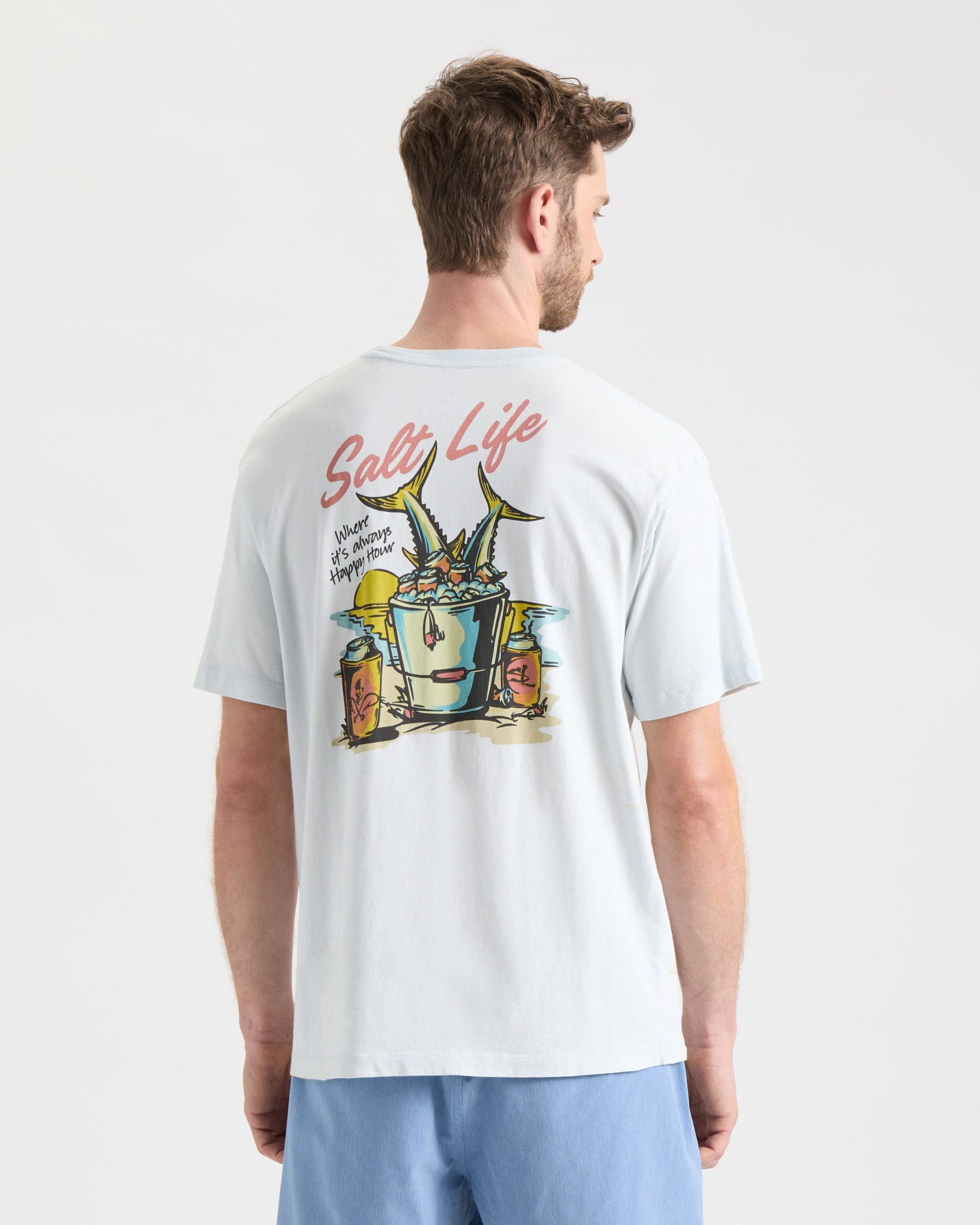 Men's Kick Back Beach Short Sleeve Tee - Image 4