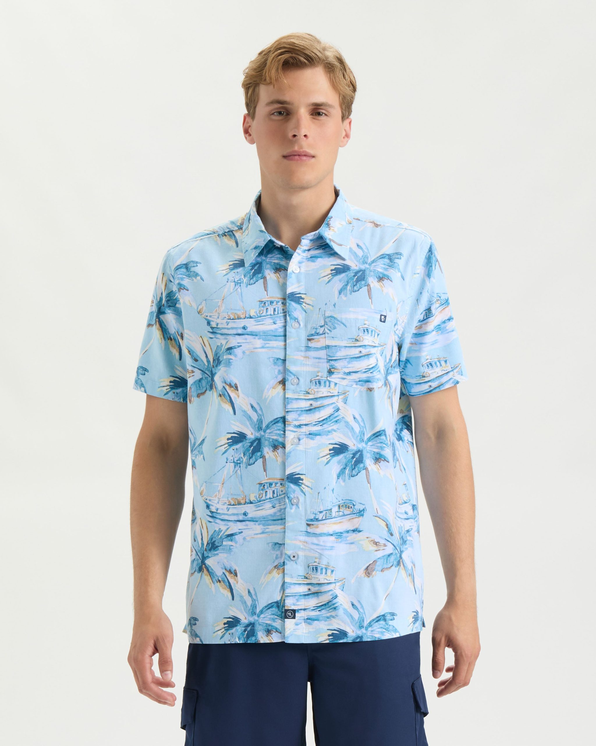 Men's Tropic Reverie Woven Shirt - Image 2
