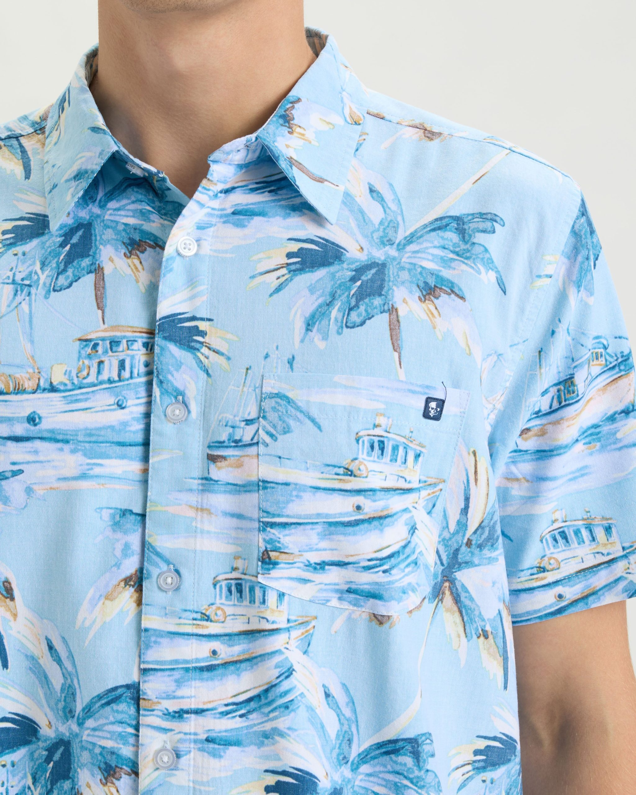Men's Tropic Reverie Woven Shirt - Image 5