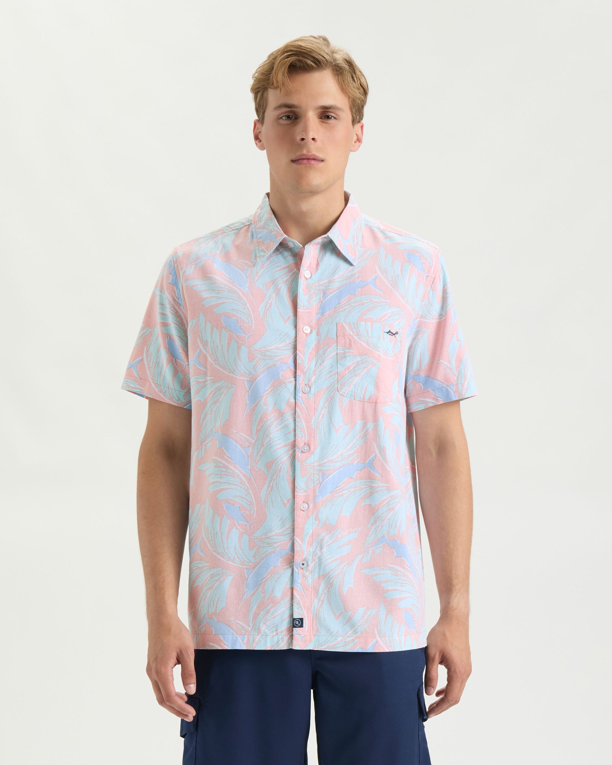 Men's Palm Promenade Woven Shirt - Image 2
