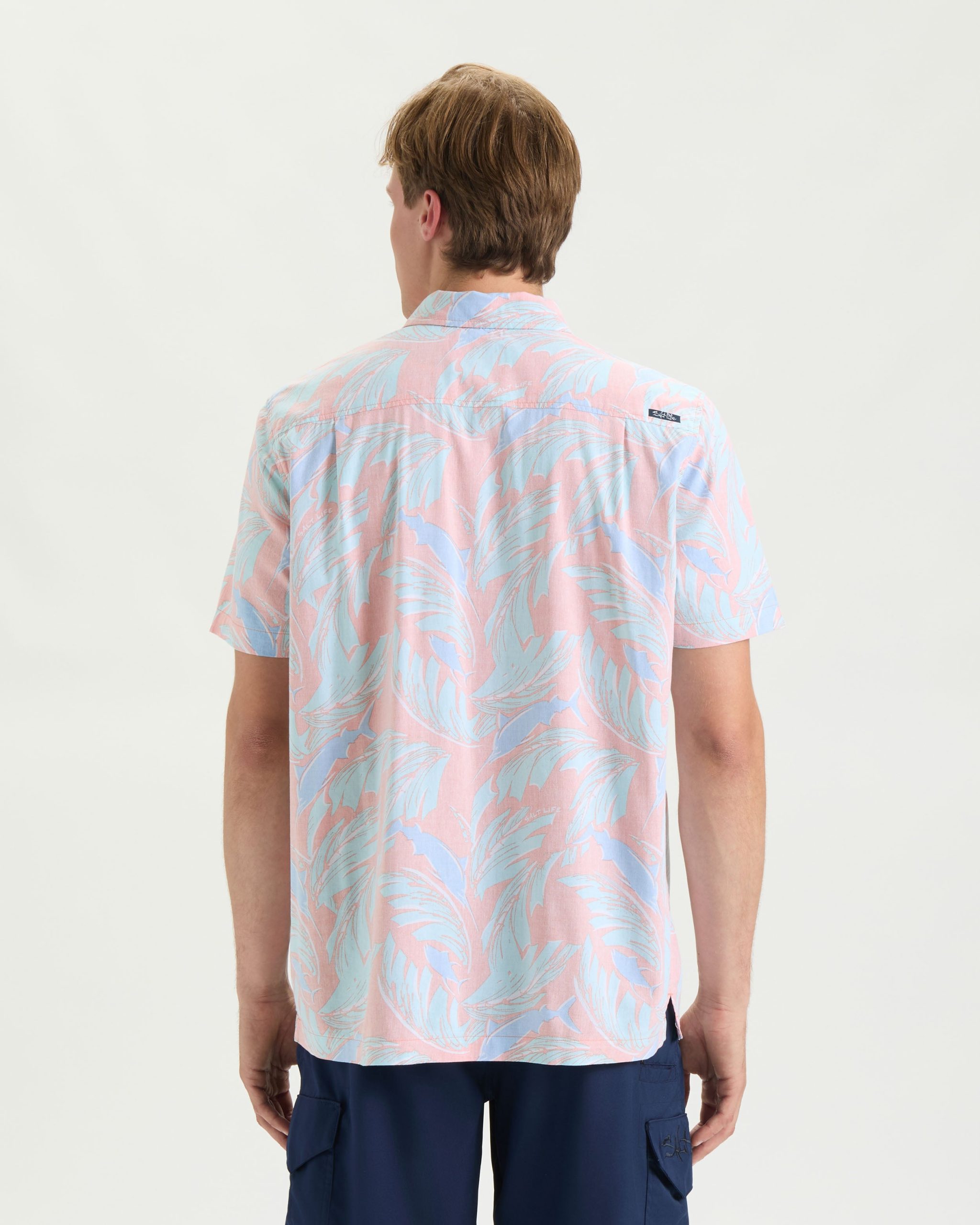 Men's Palm Promenade Woven Shirt - Image 4