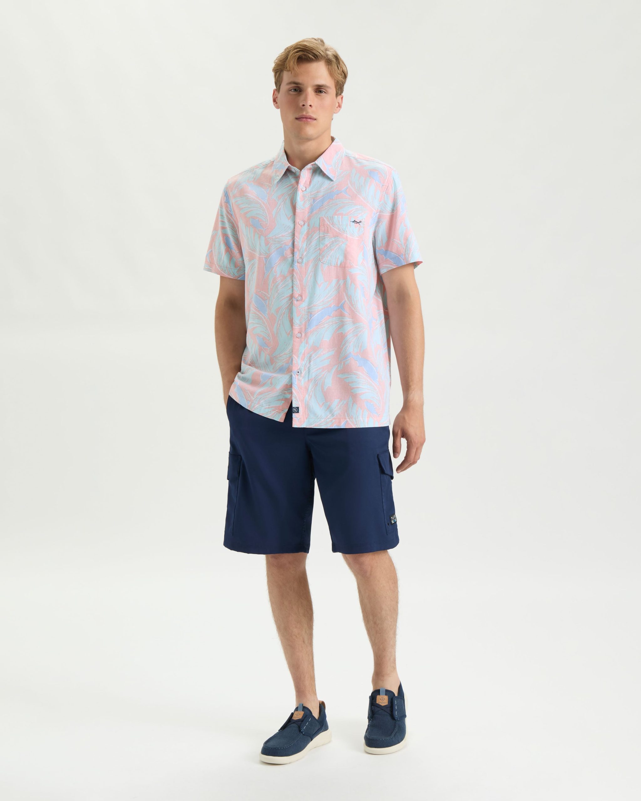Men's Palm Promenade Woven Shirt - Image 6